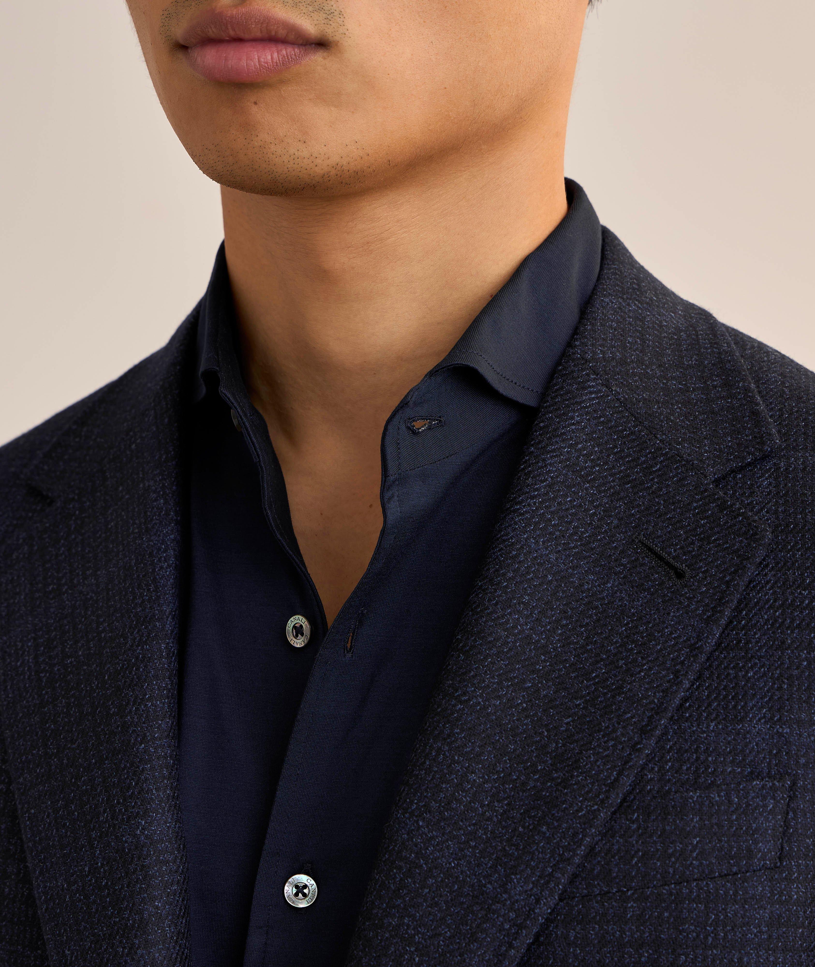 Kei Check Wool-Silk Sport Jacket image 3
