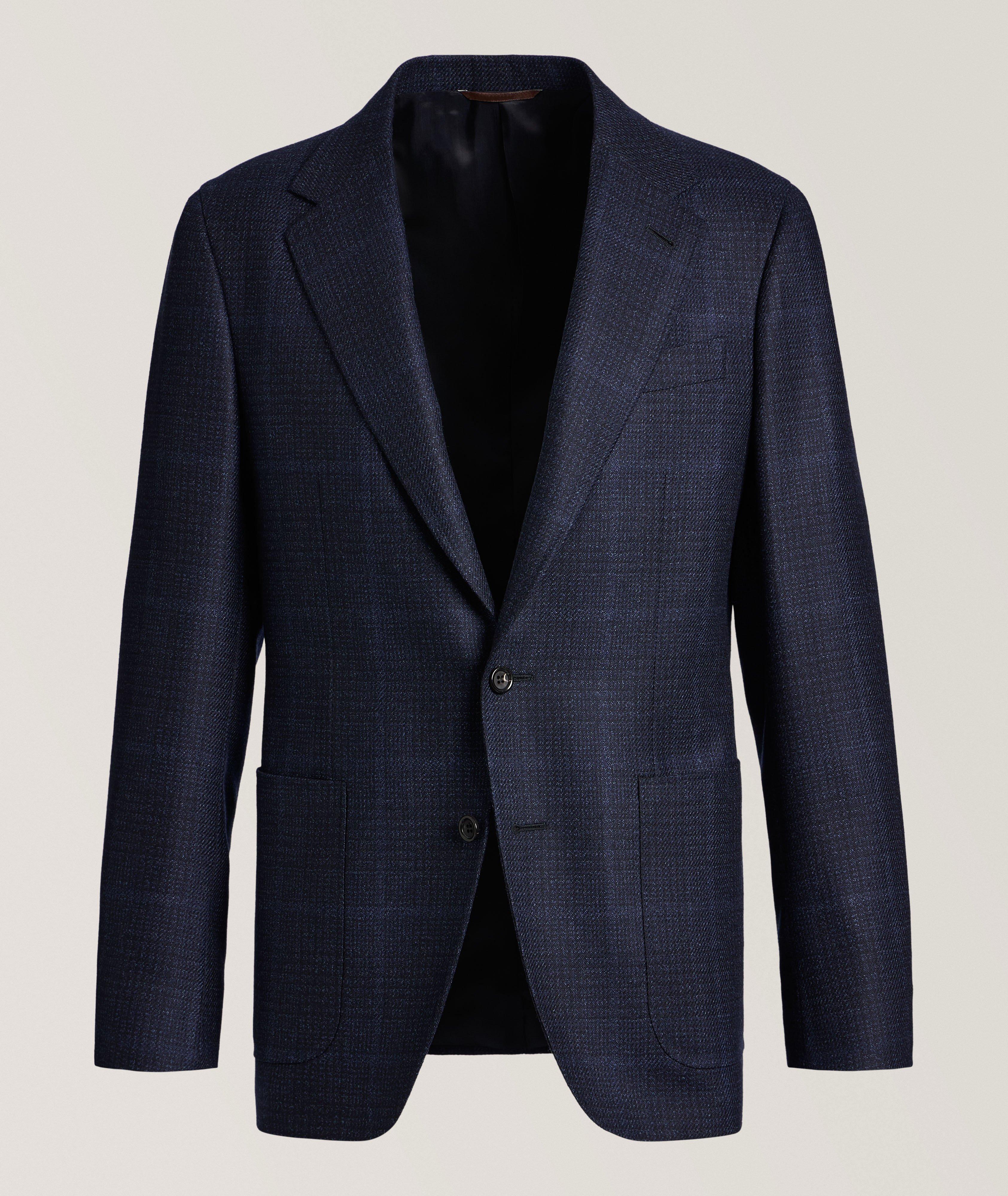 Kei Check Wool-Silk Sport Jacket image 0
