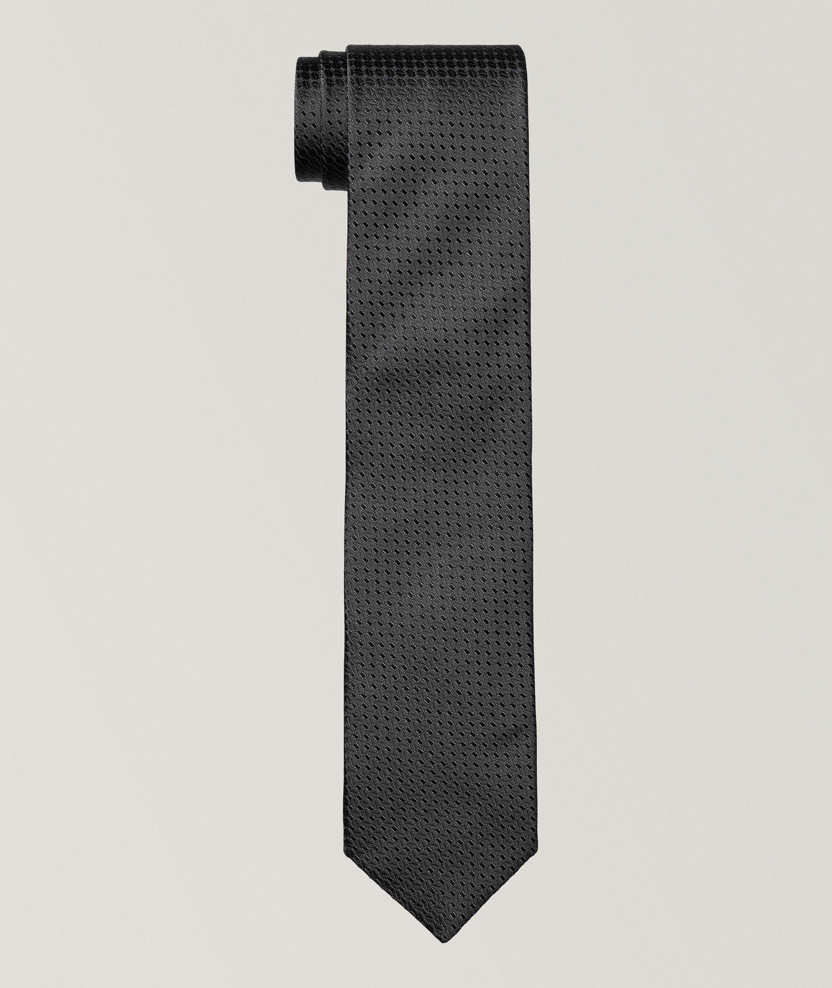 Tonal Silk Jacquard Tie image 0