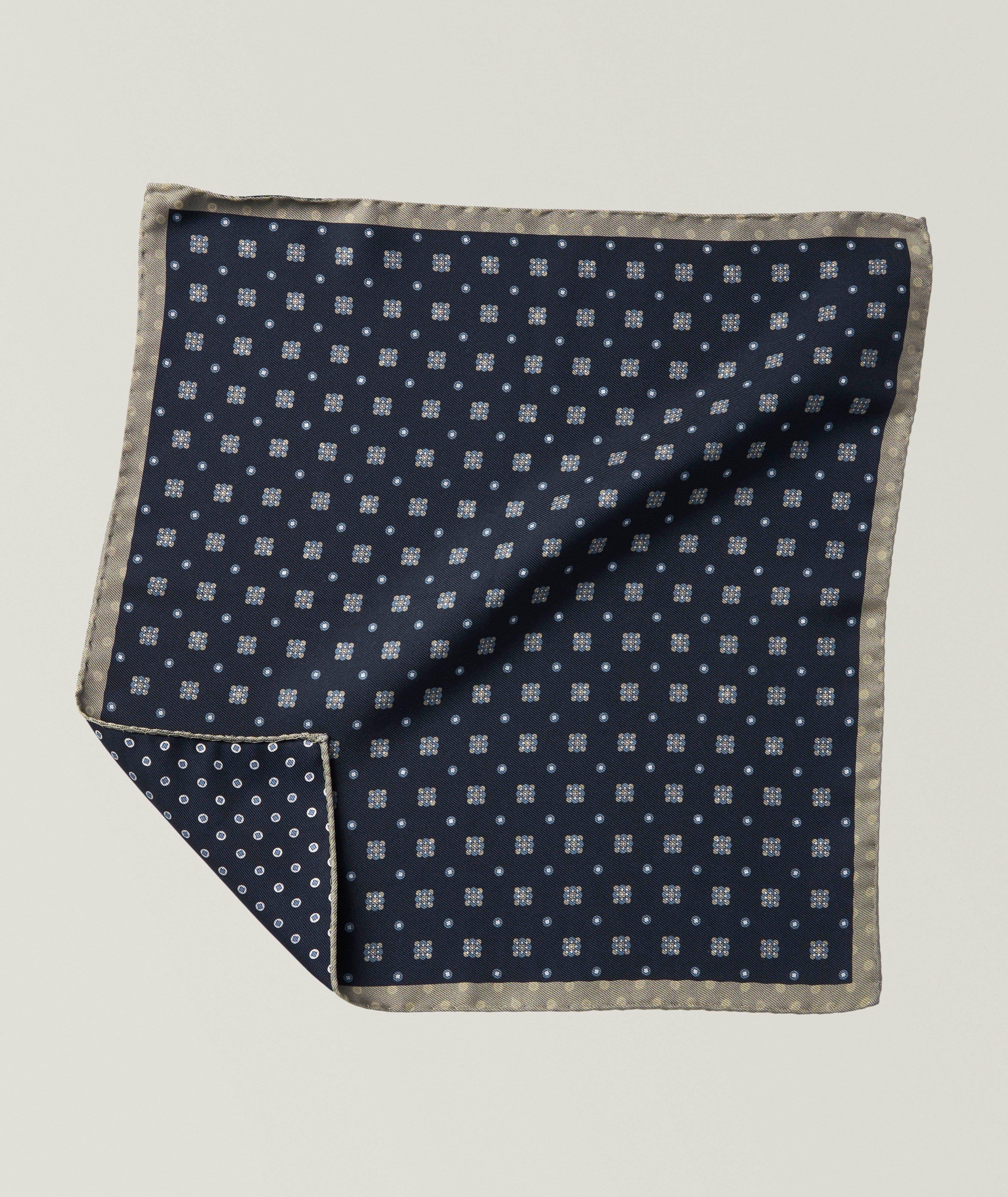 Floral Silk Pocket Square image 0