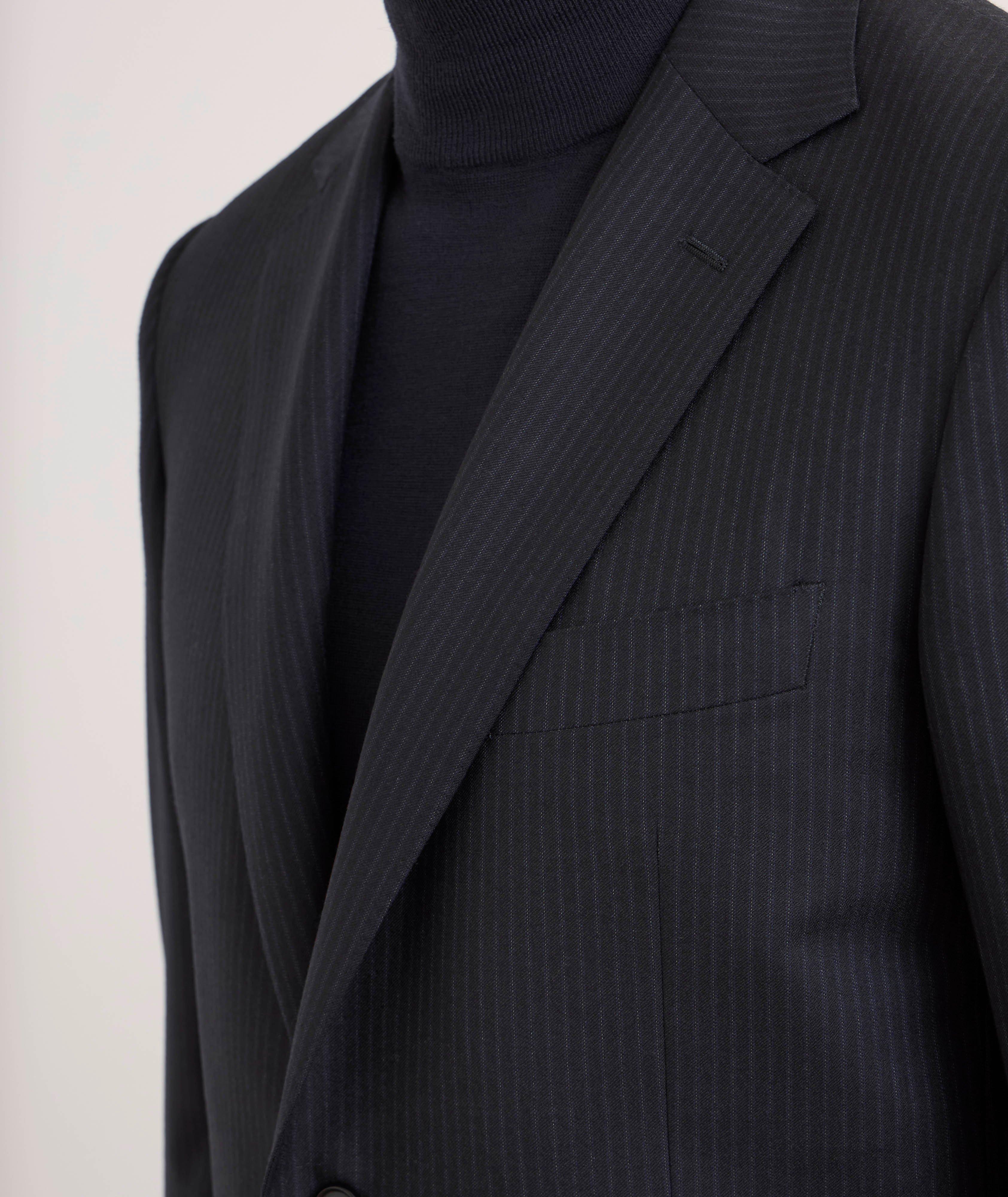 Contemporary Pinstripe Wool Suit image 3