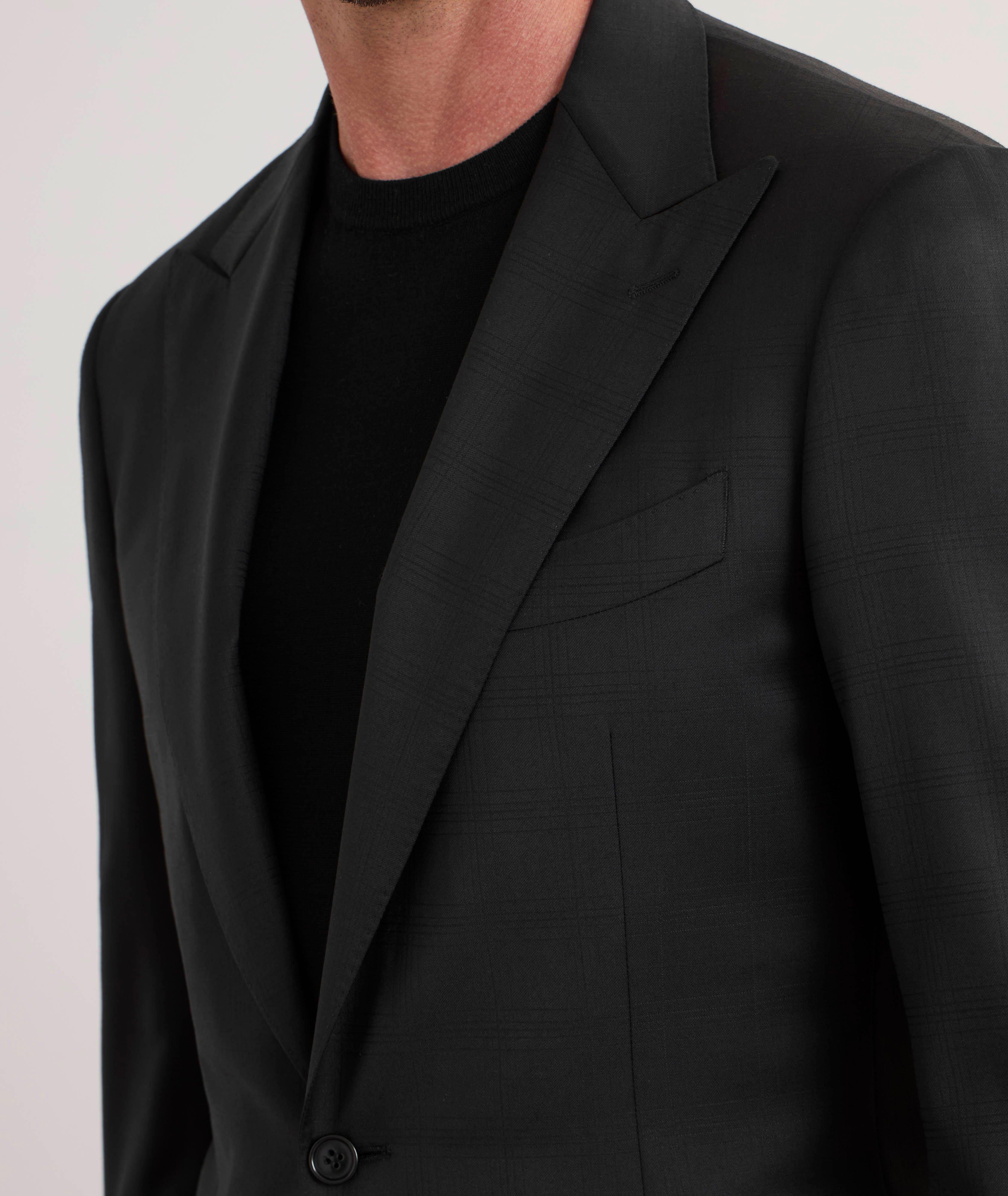 Capri Peak Lapel Stretch-Wool Suit image 3