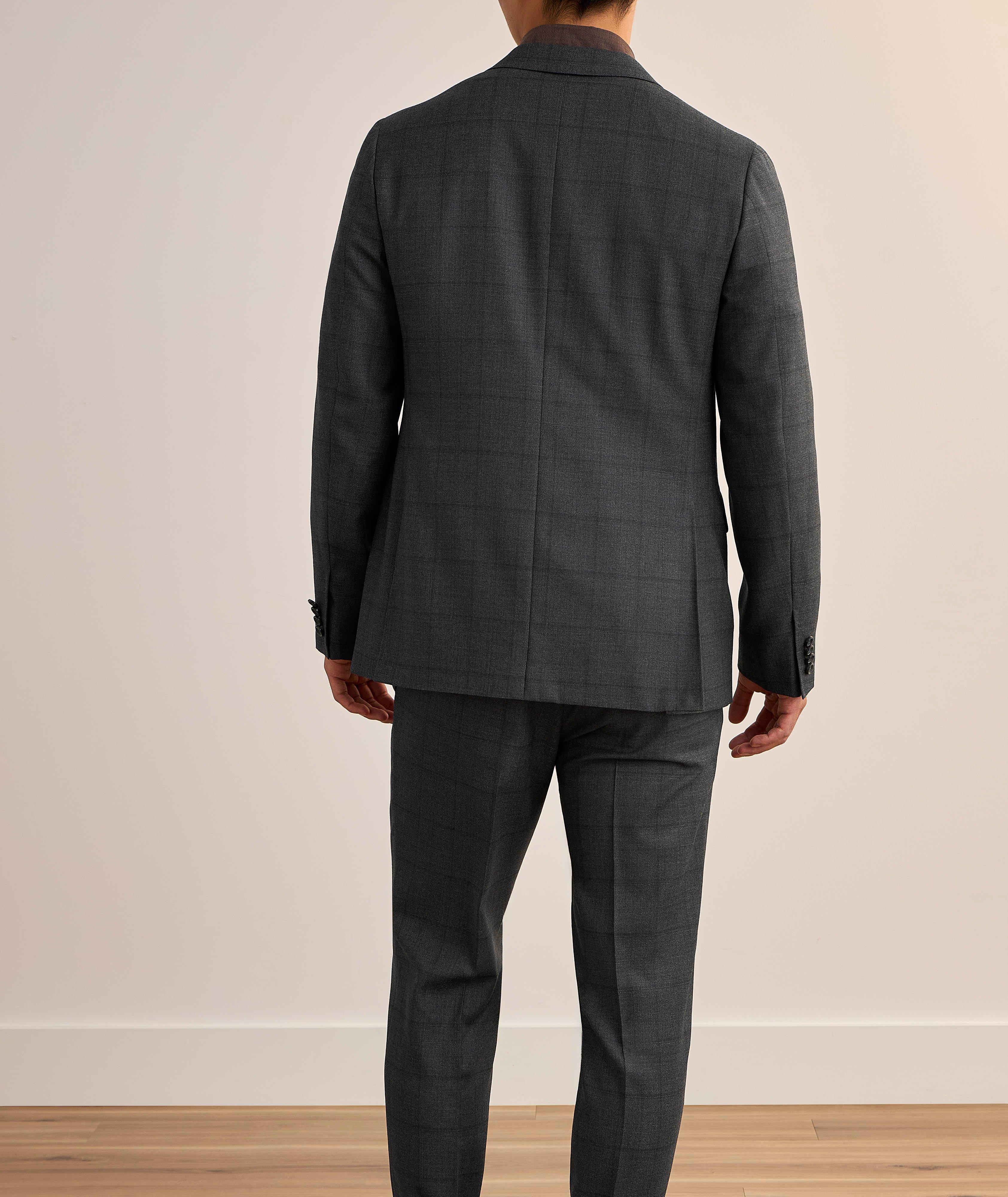 Kei Tonal Windowpane Wool Suit image 2