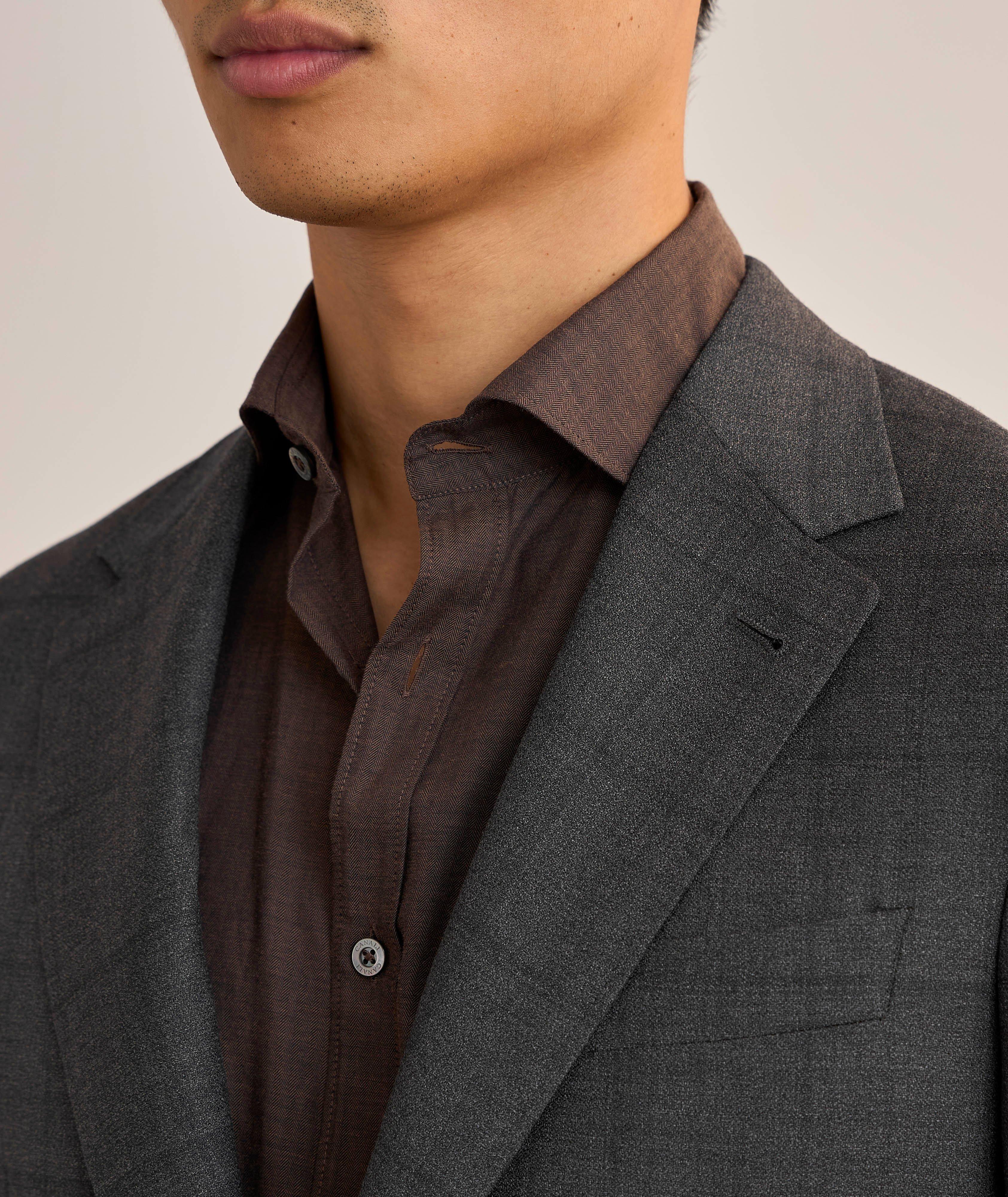 Kei Tonal Windowpane Wool Suit image 3