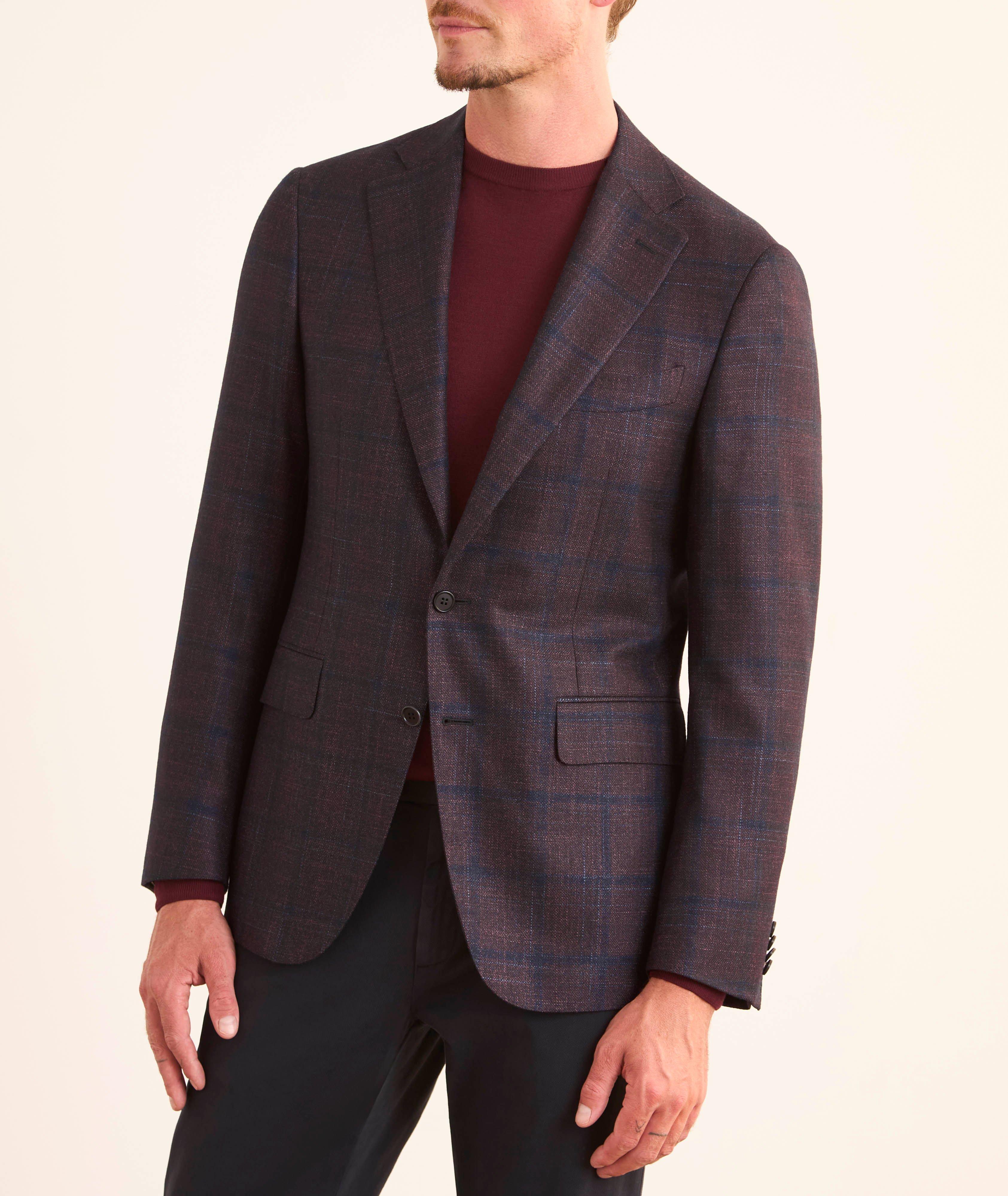 Capri Windowpane Wool-Blend Sport Jacket image 1