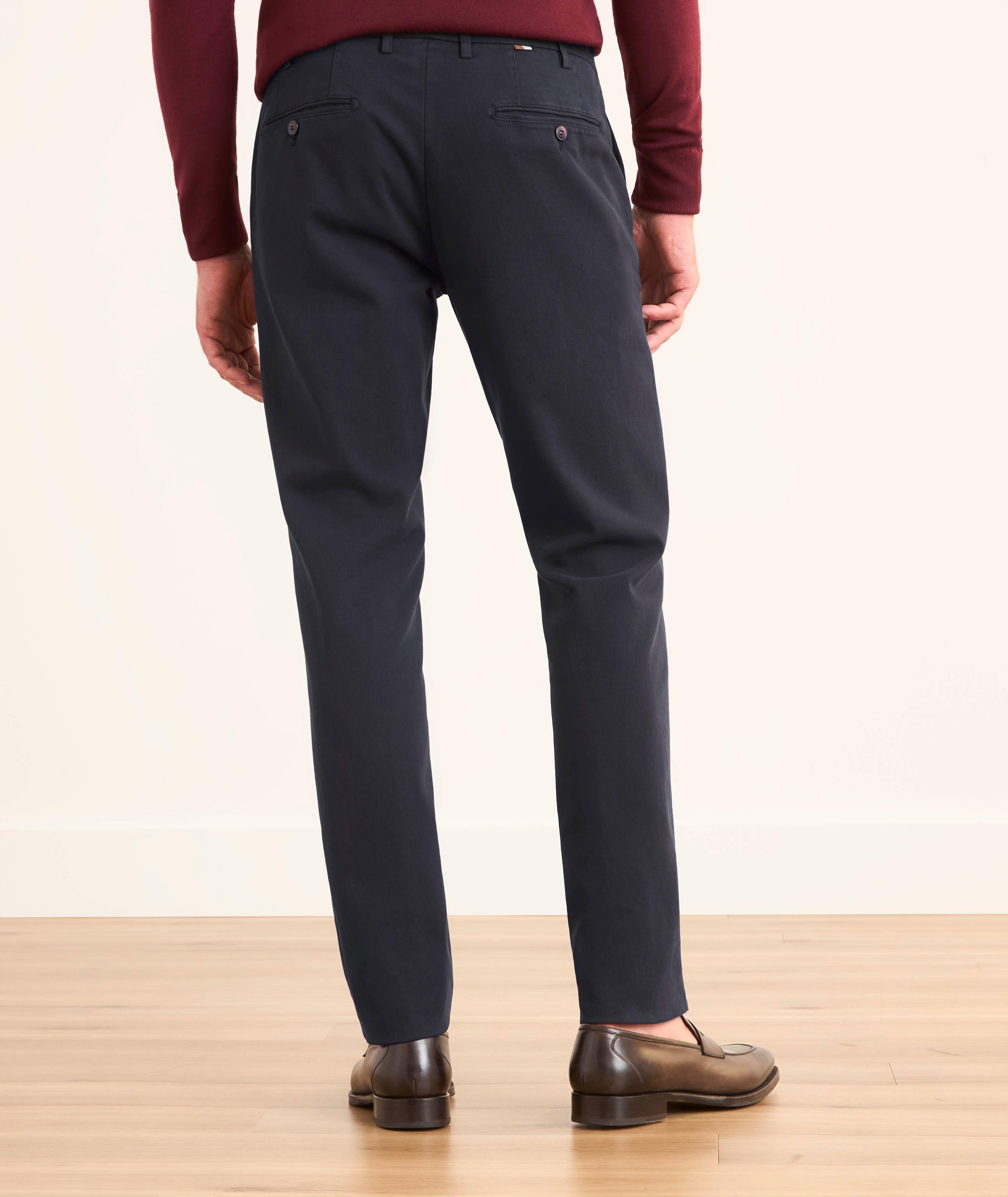 Regular-Fit Stretch-Cotton Twill Pants image 2