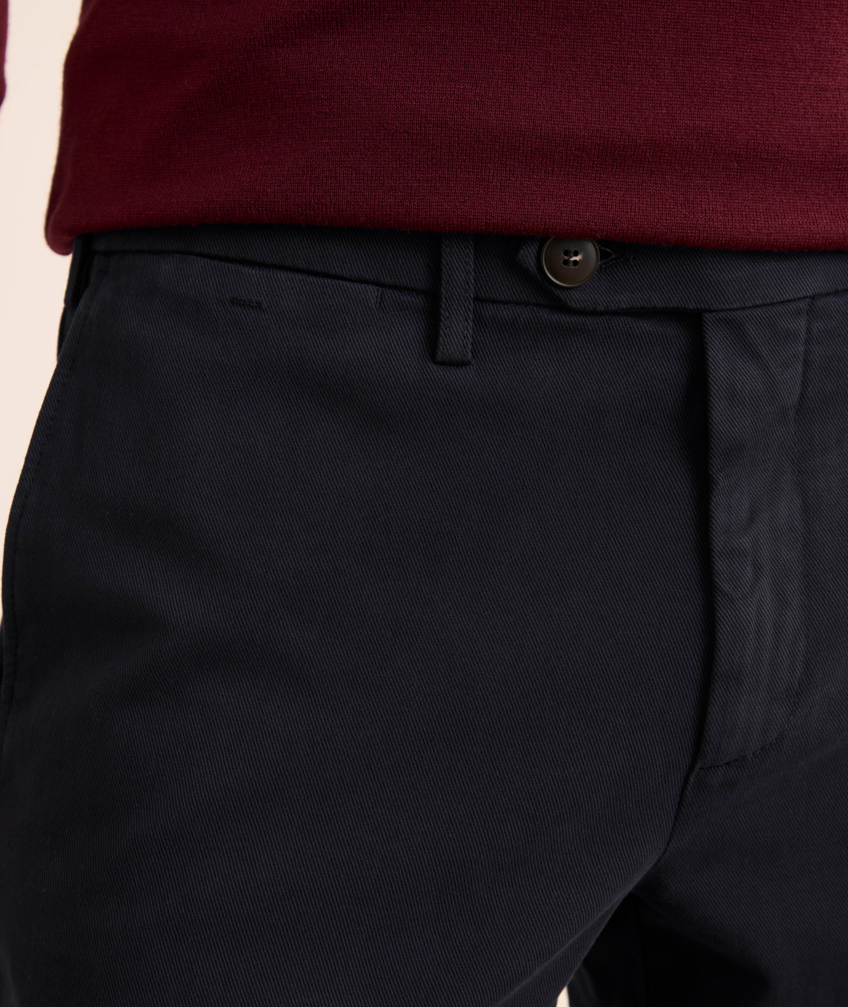 Regular-Fit Stretch-Cotton Twill Pants image 3