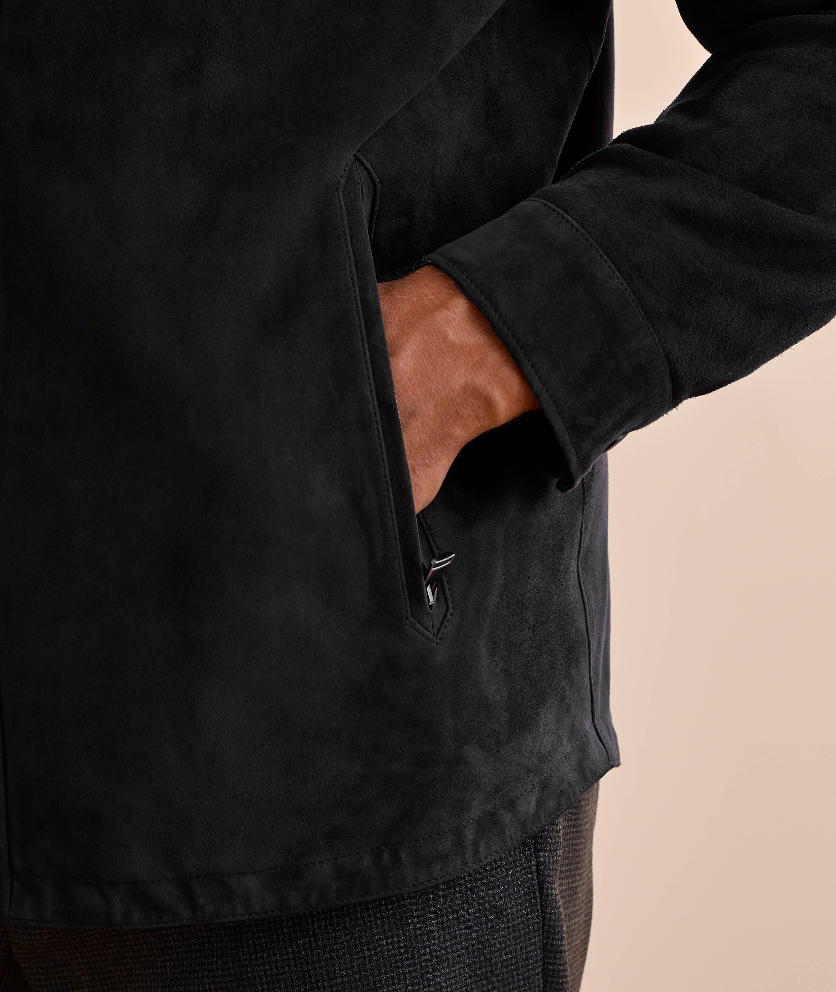Suede Removable Vest Overshirt  image 3