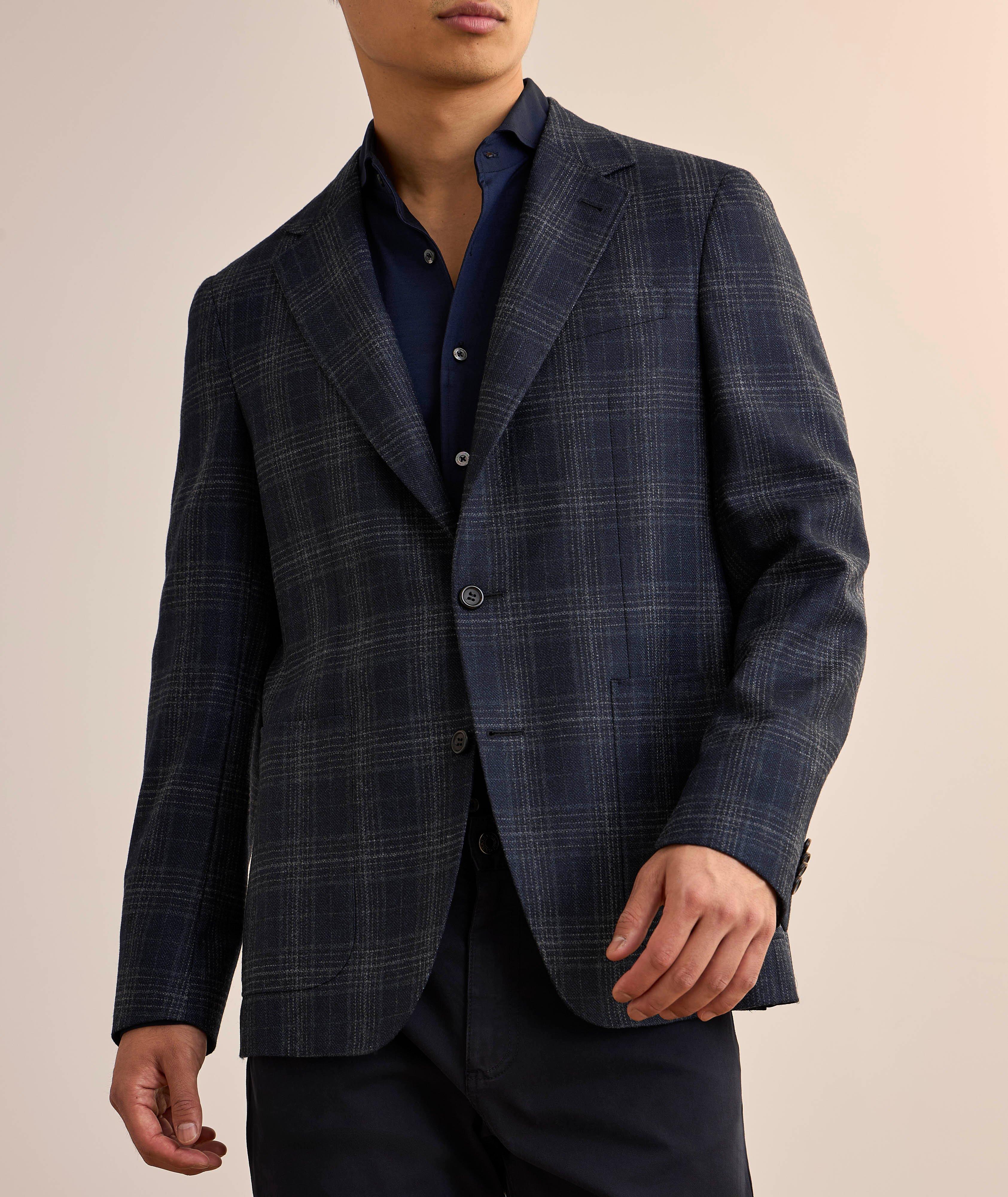 Veston Kei en laine à carreaux image 1