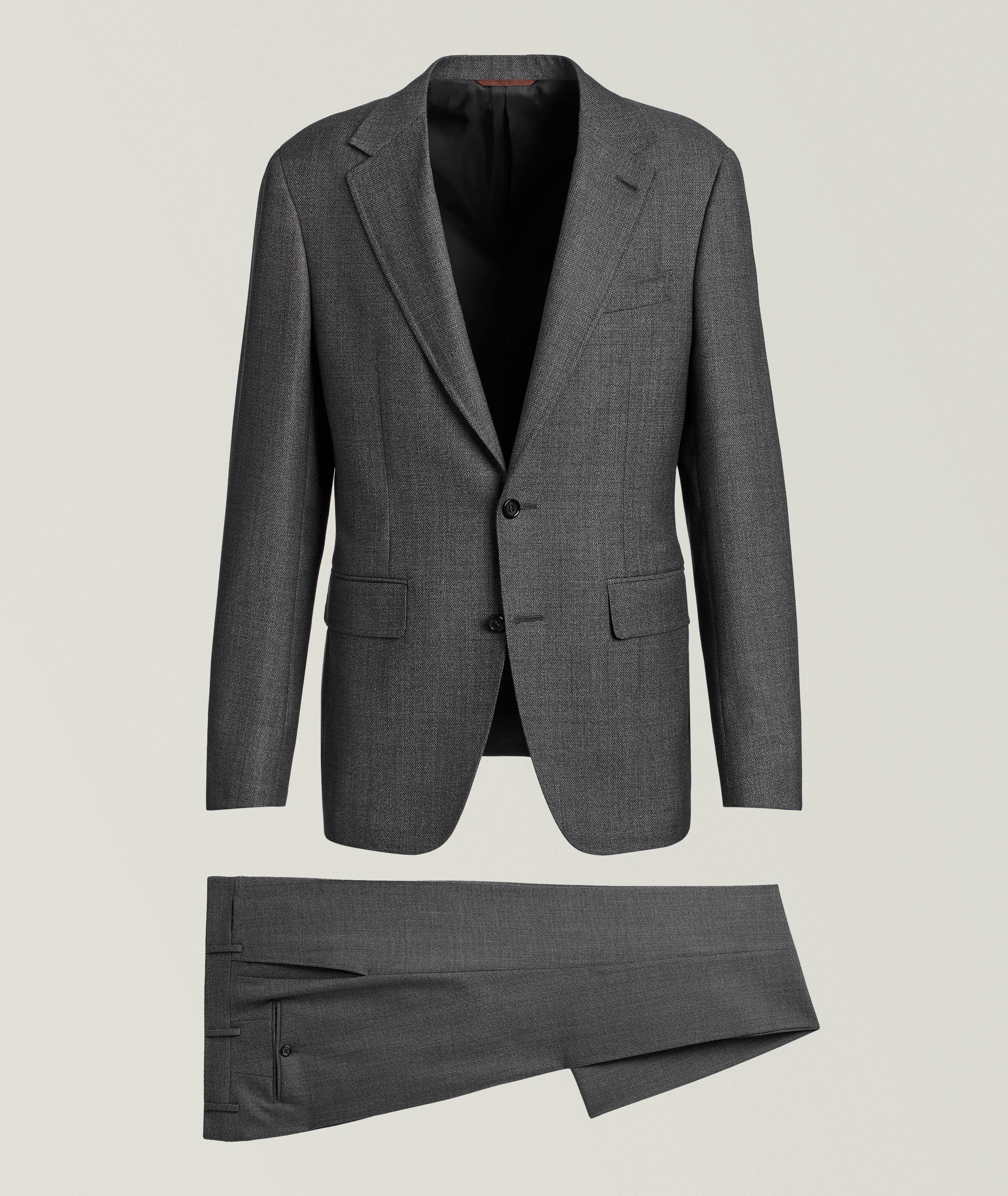 Kei Birdseye Wool Suit image 0