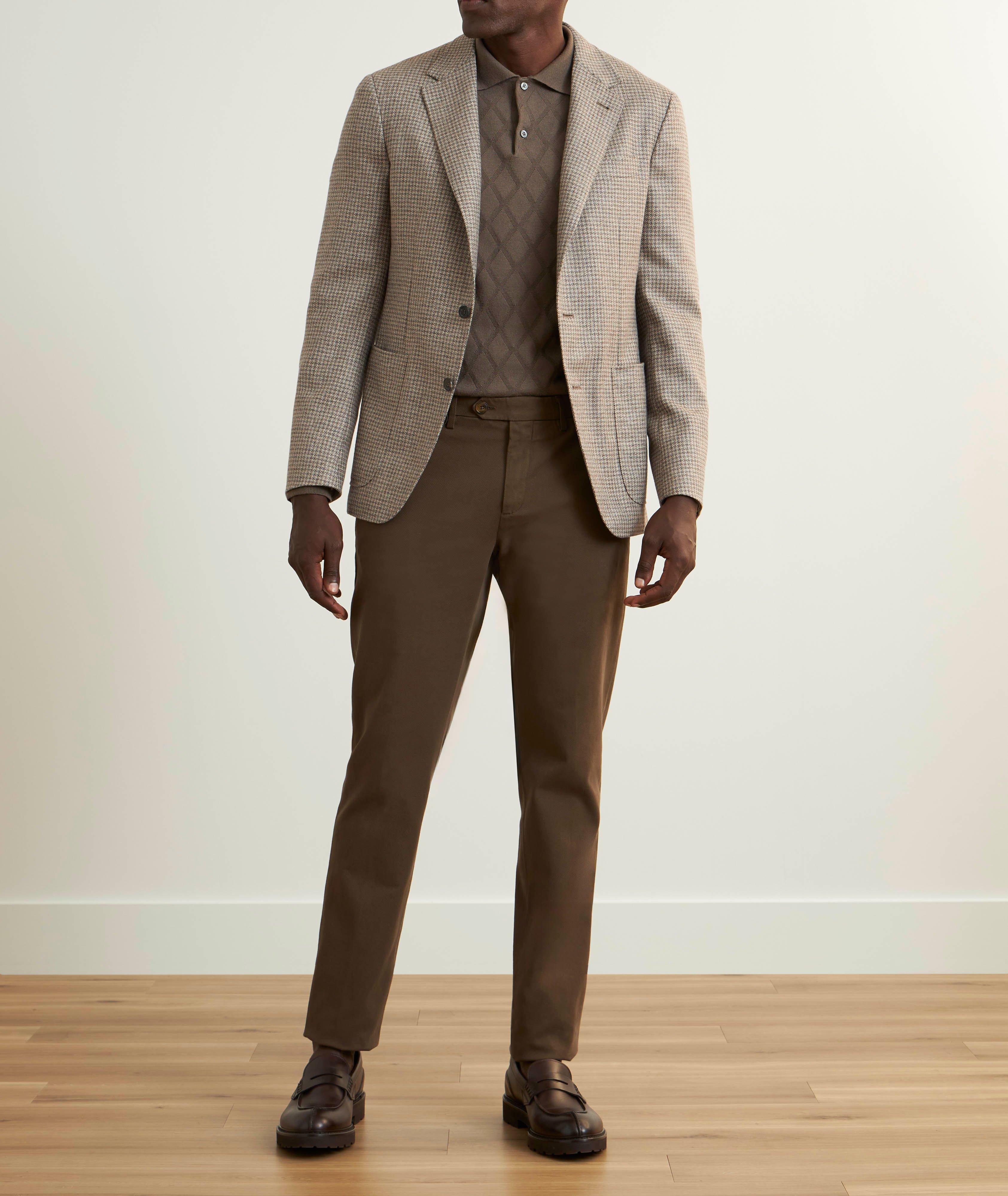 Kei Houndstooth Unlined Wool Sport Jacket image 4