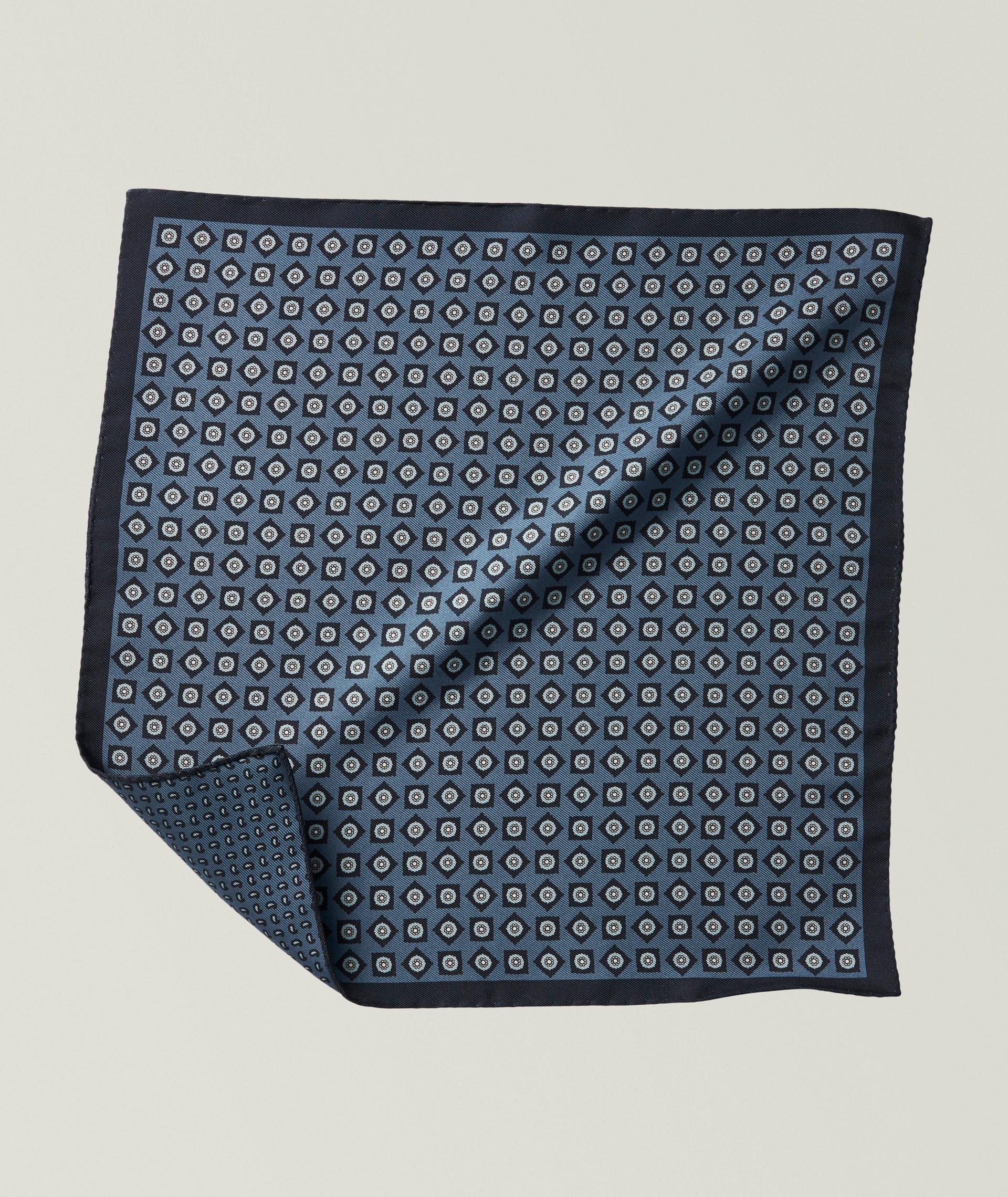 Medallion Silk Pocket Square image 0