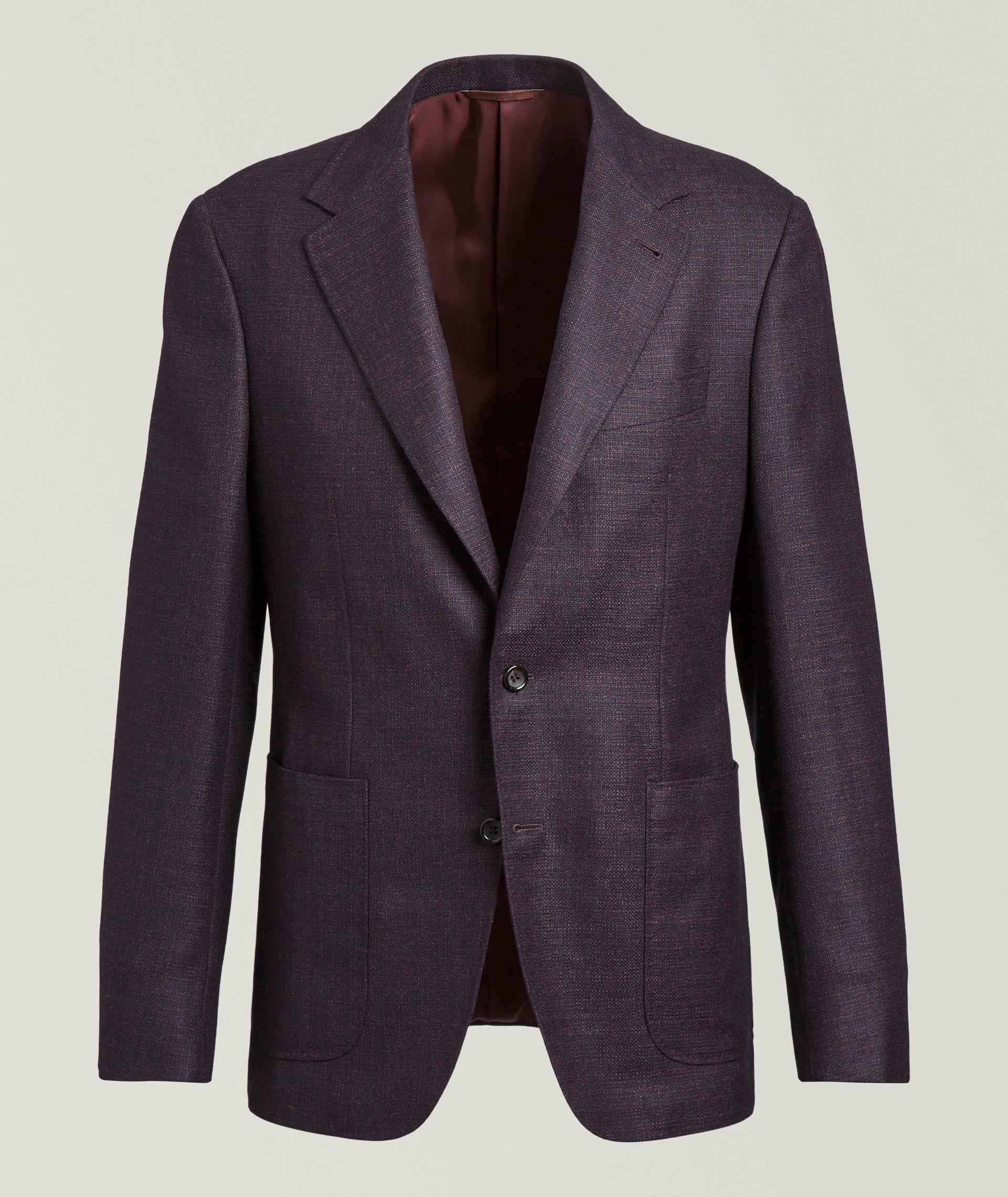 Kei Textured Wool Sport Jacket image 0