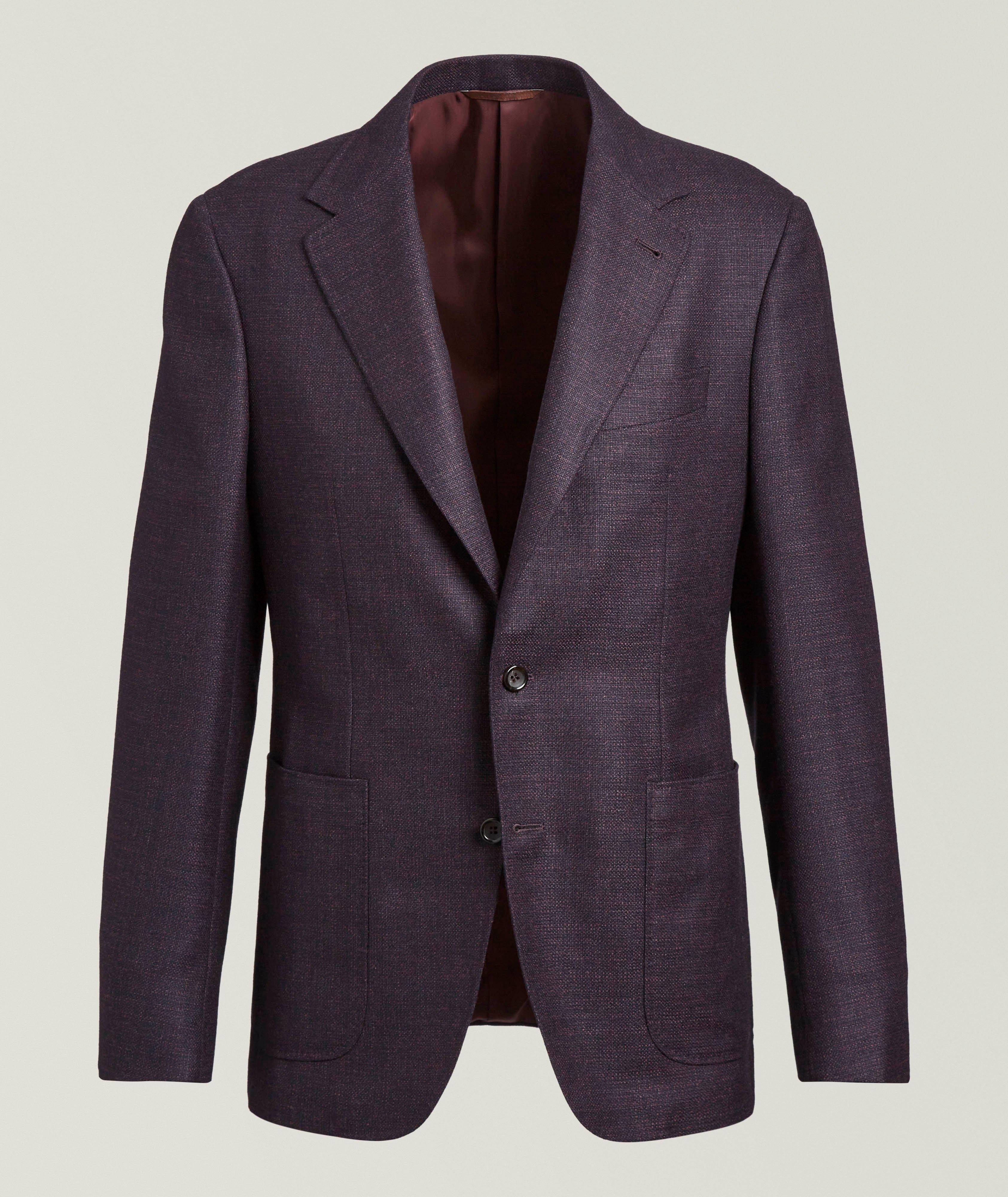 Kei Textured Wool Sport Jacket image 0