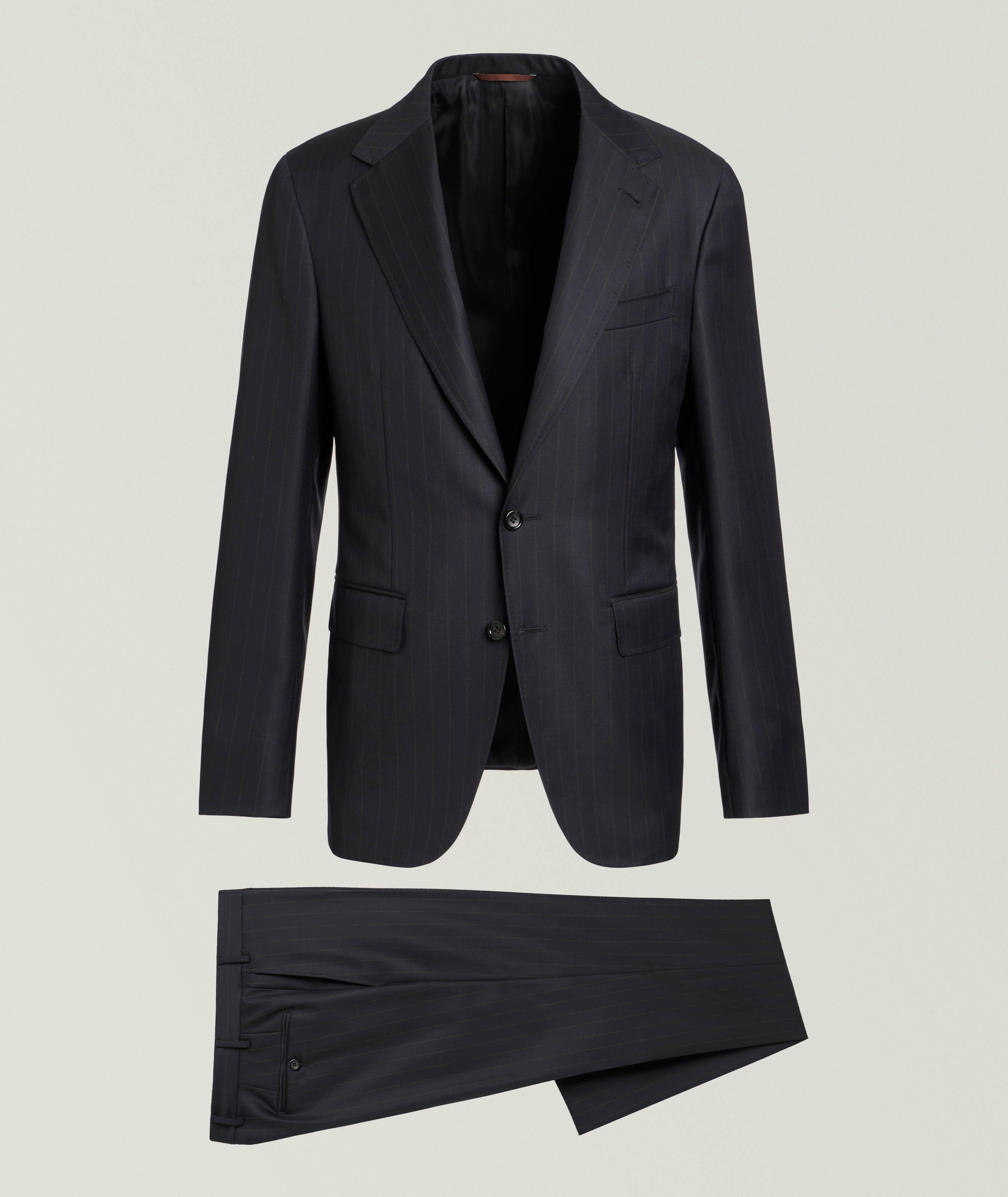 Kei Pinstripe Wool Suit image 0