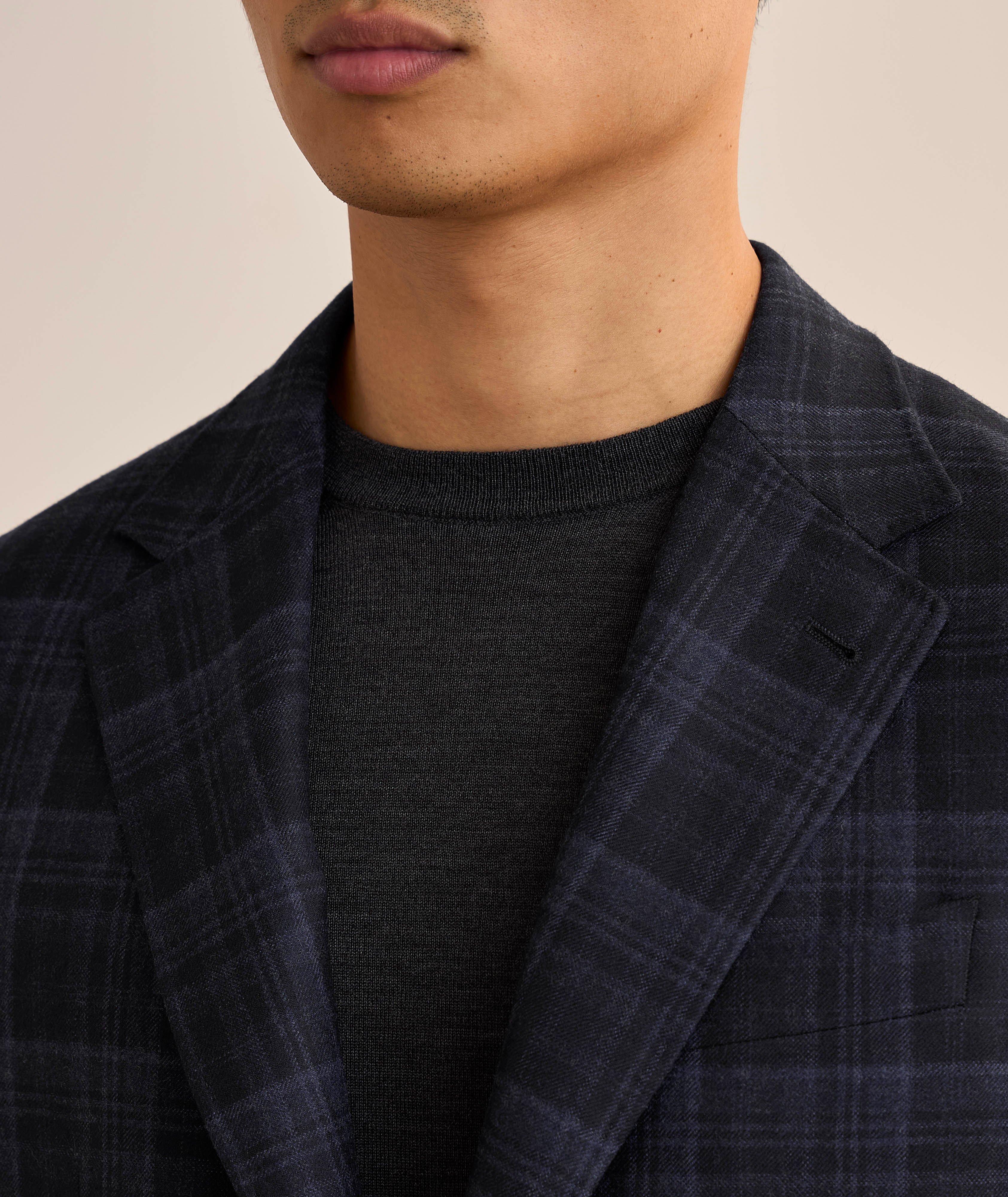 Kei Windowpane Wool Sport Jacket image 3