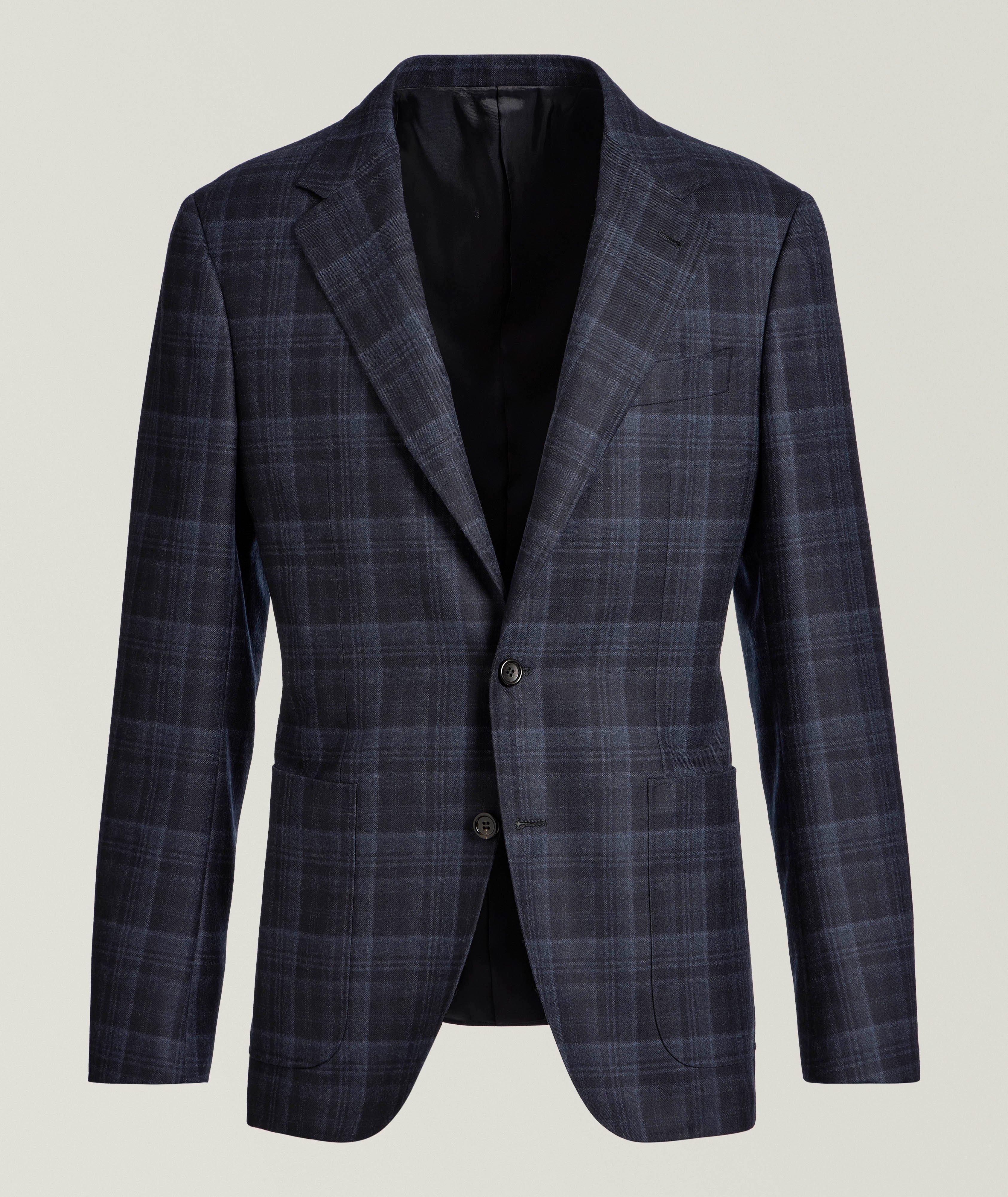 Kei Windowpane Wool Sport Jacket image 0
