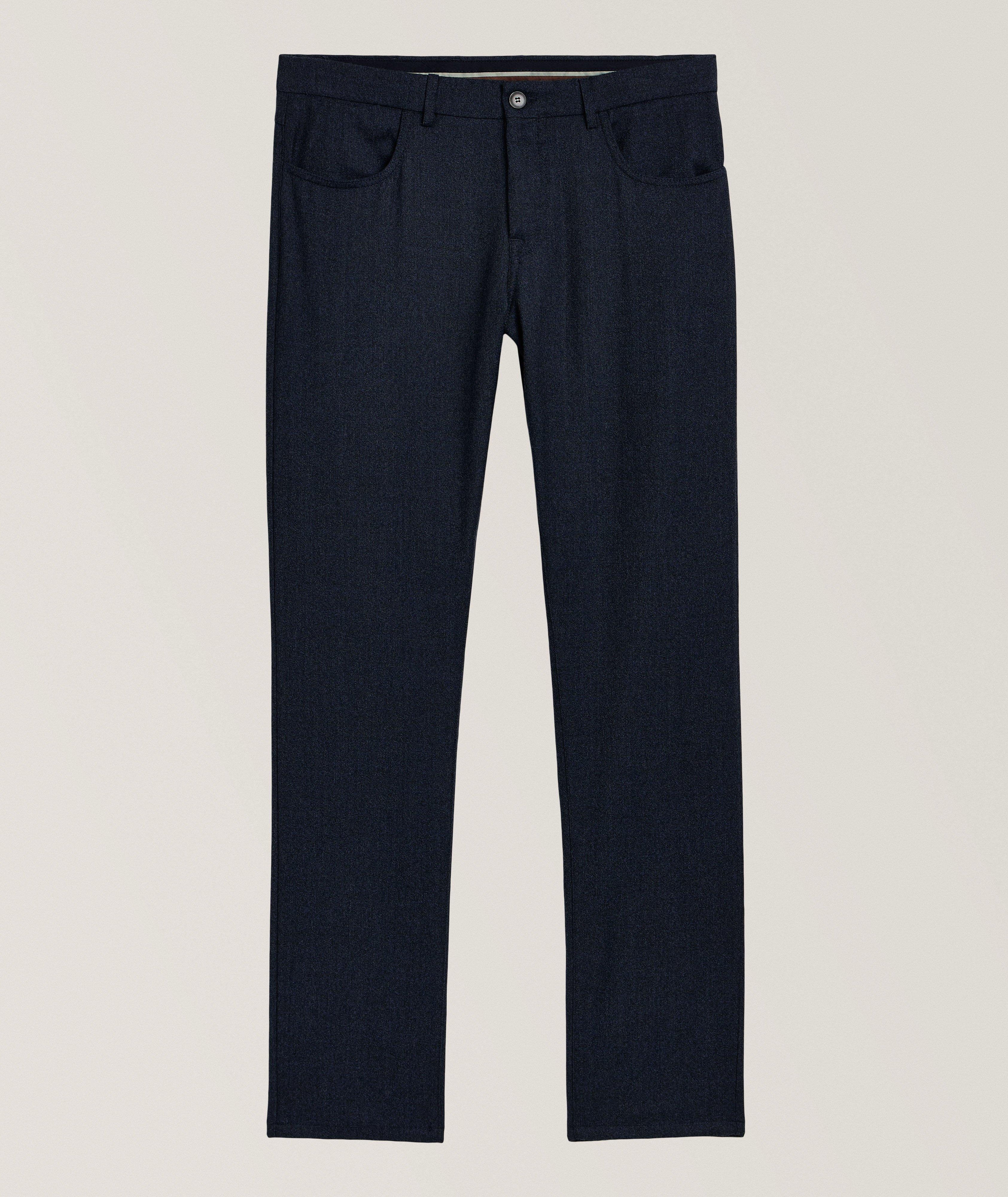 Pantalon lavable en laine Impeccabile image 0