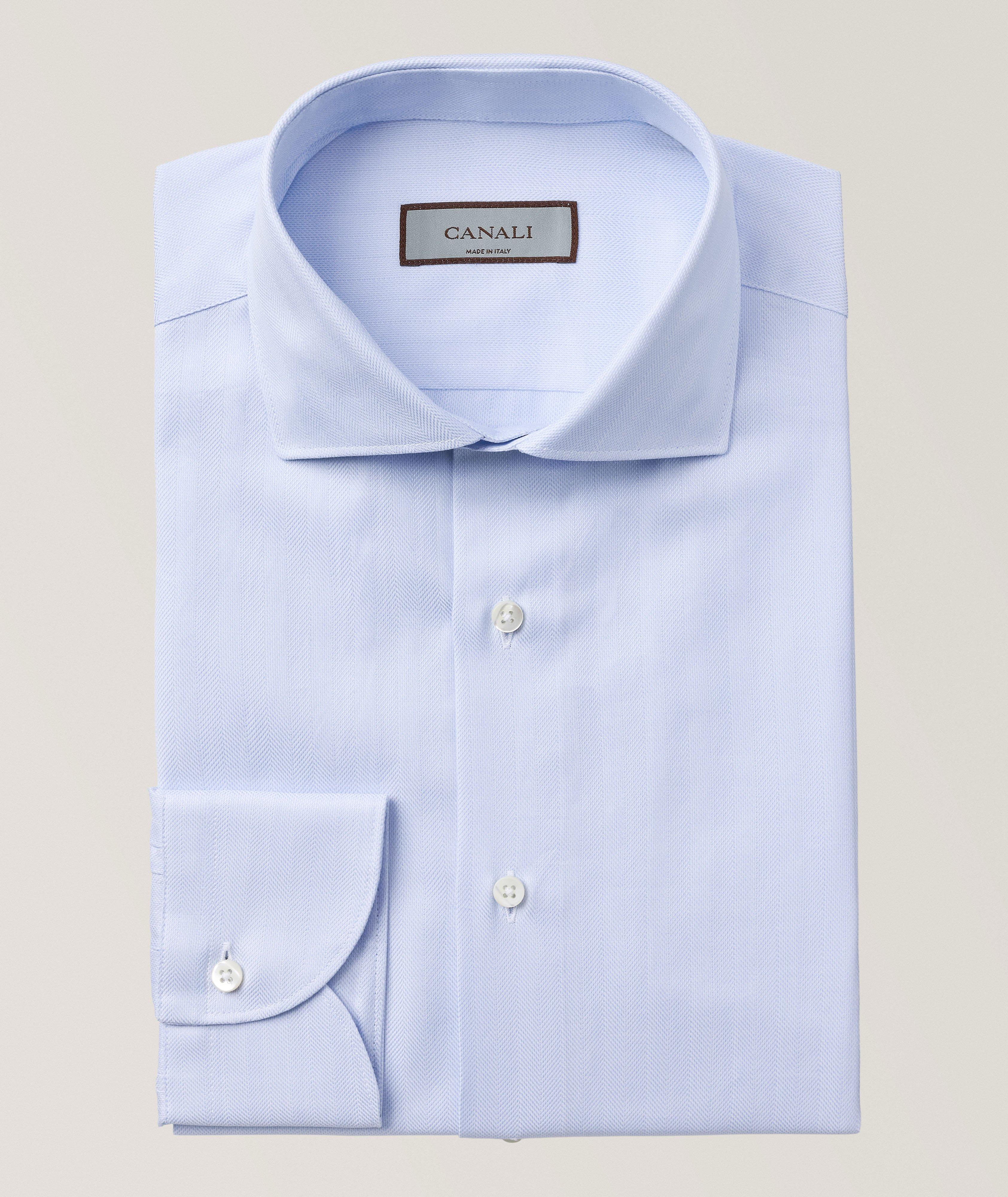 Slim-Fit Cotton Dress Shirt image 0