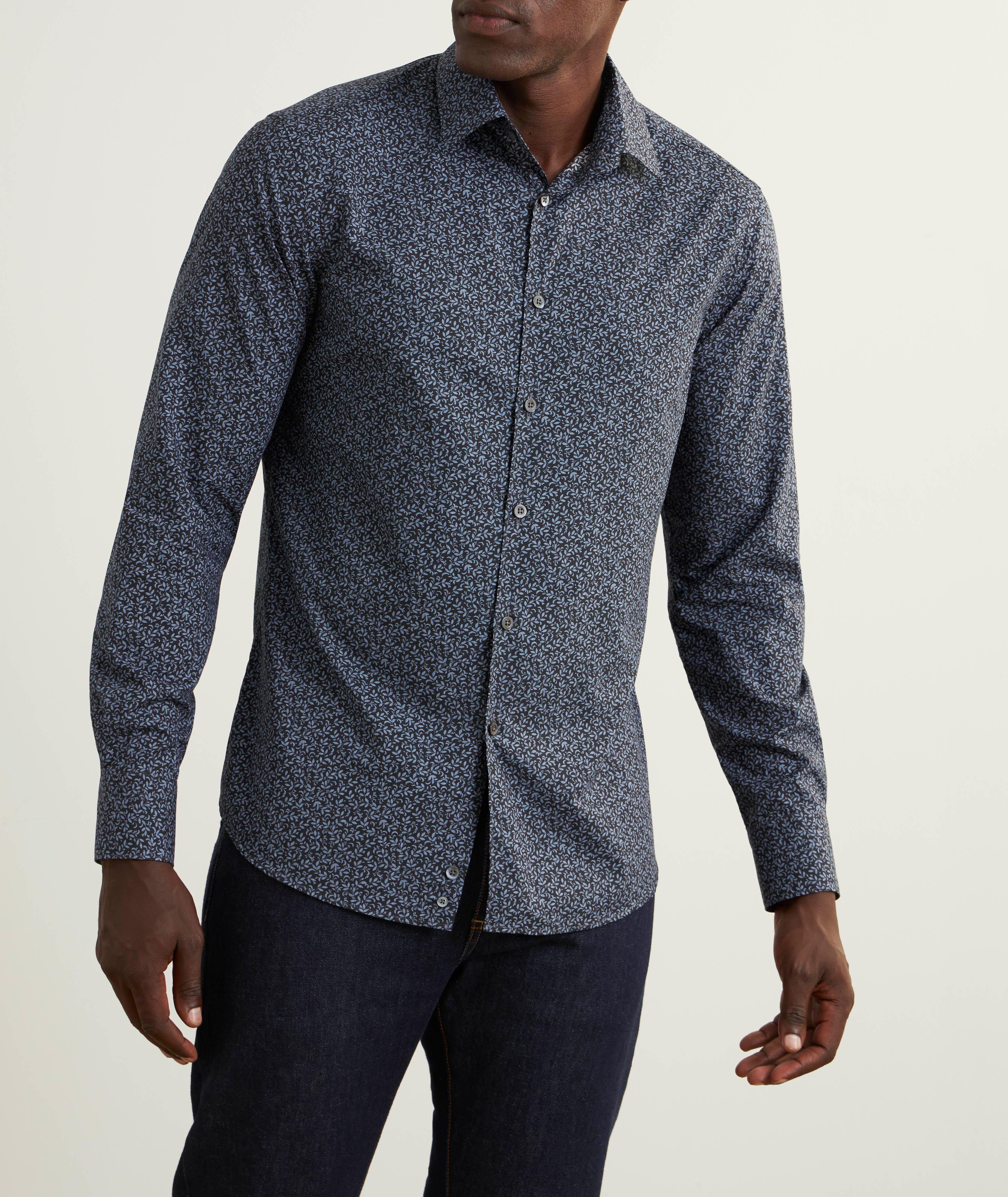 Chemise en coton à motif floral image 1