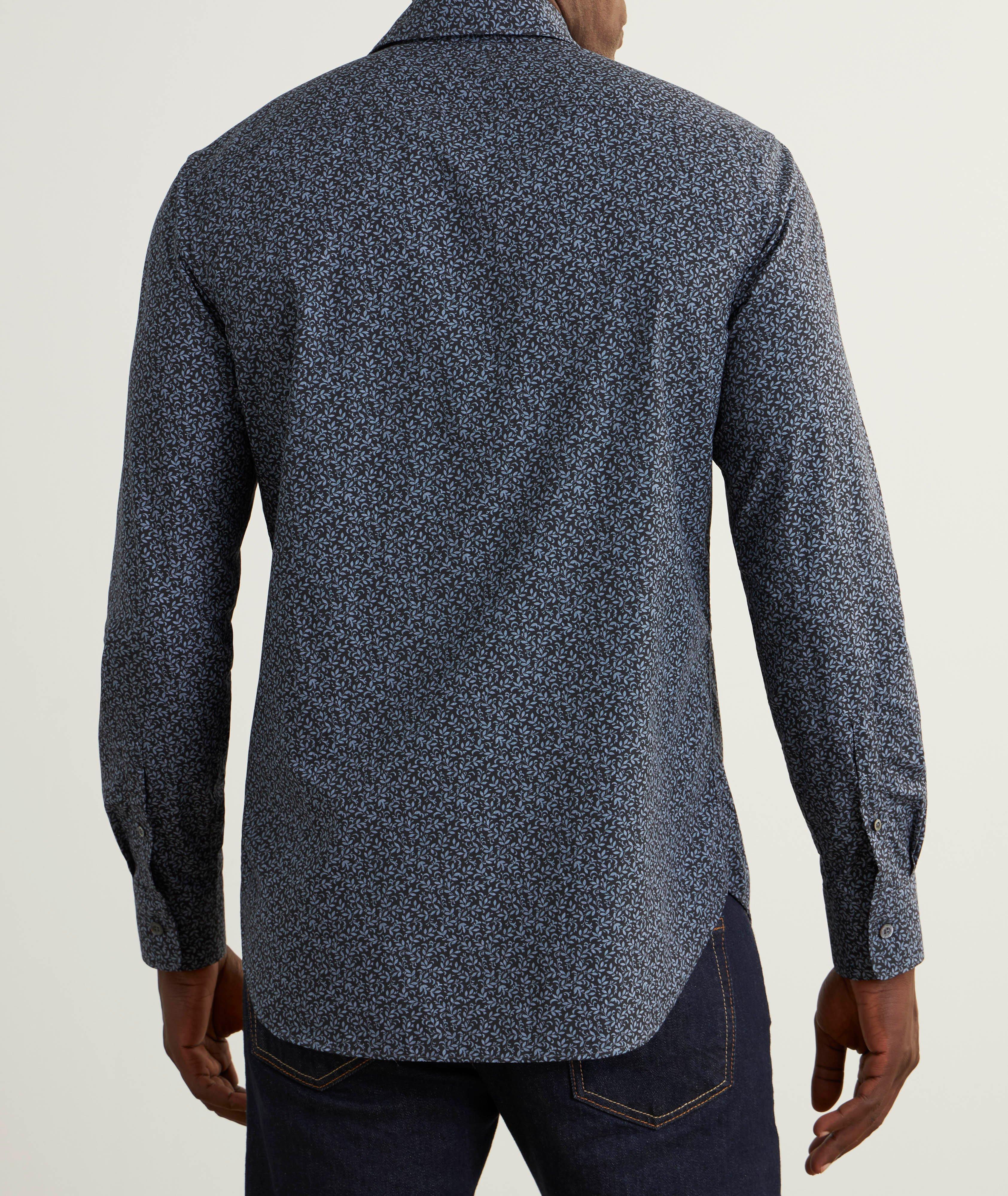 Chemise en coton à motif floral image 2