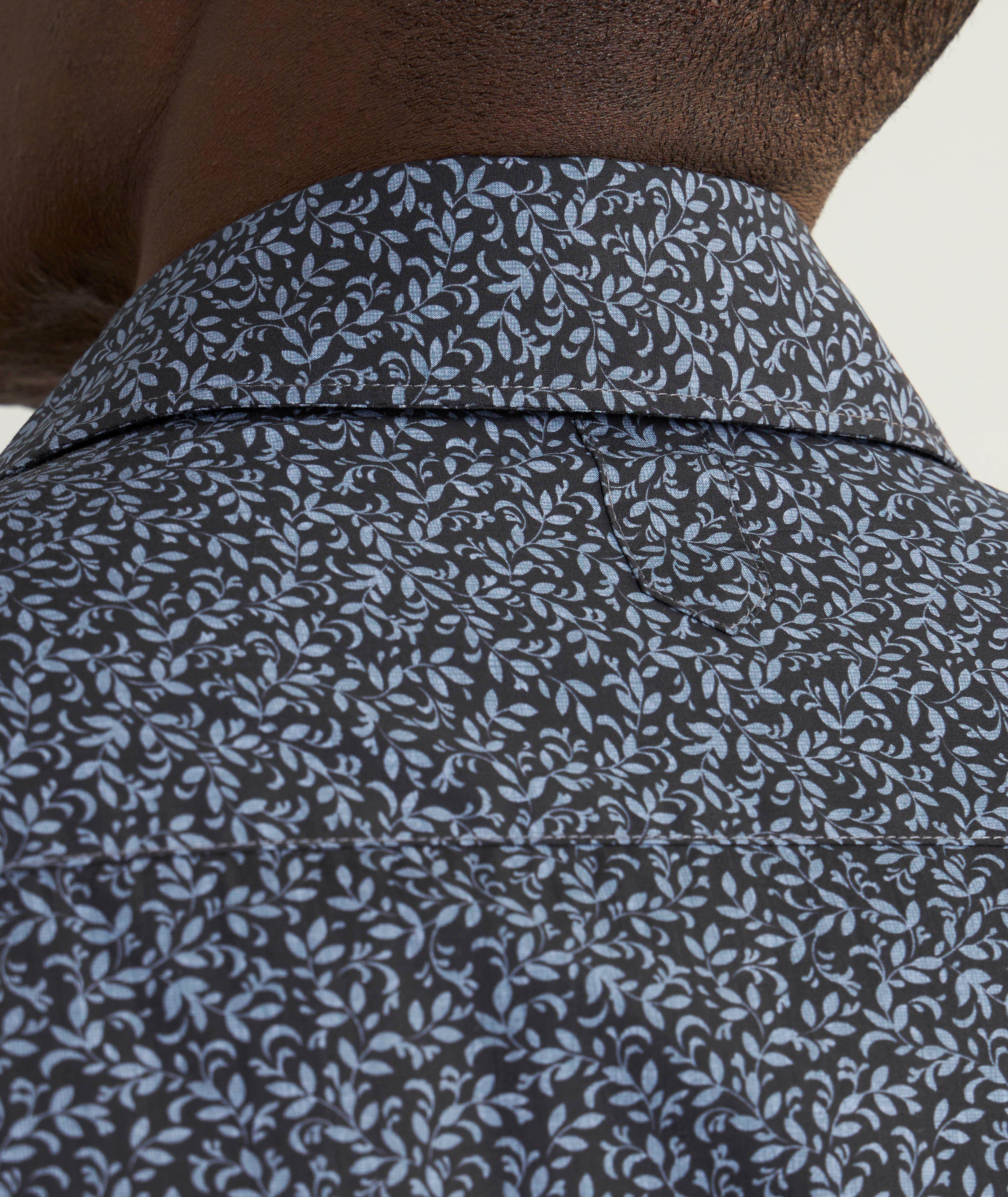 Chemise en coton à motif floral image 4