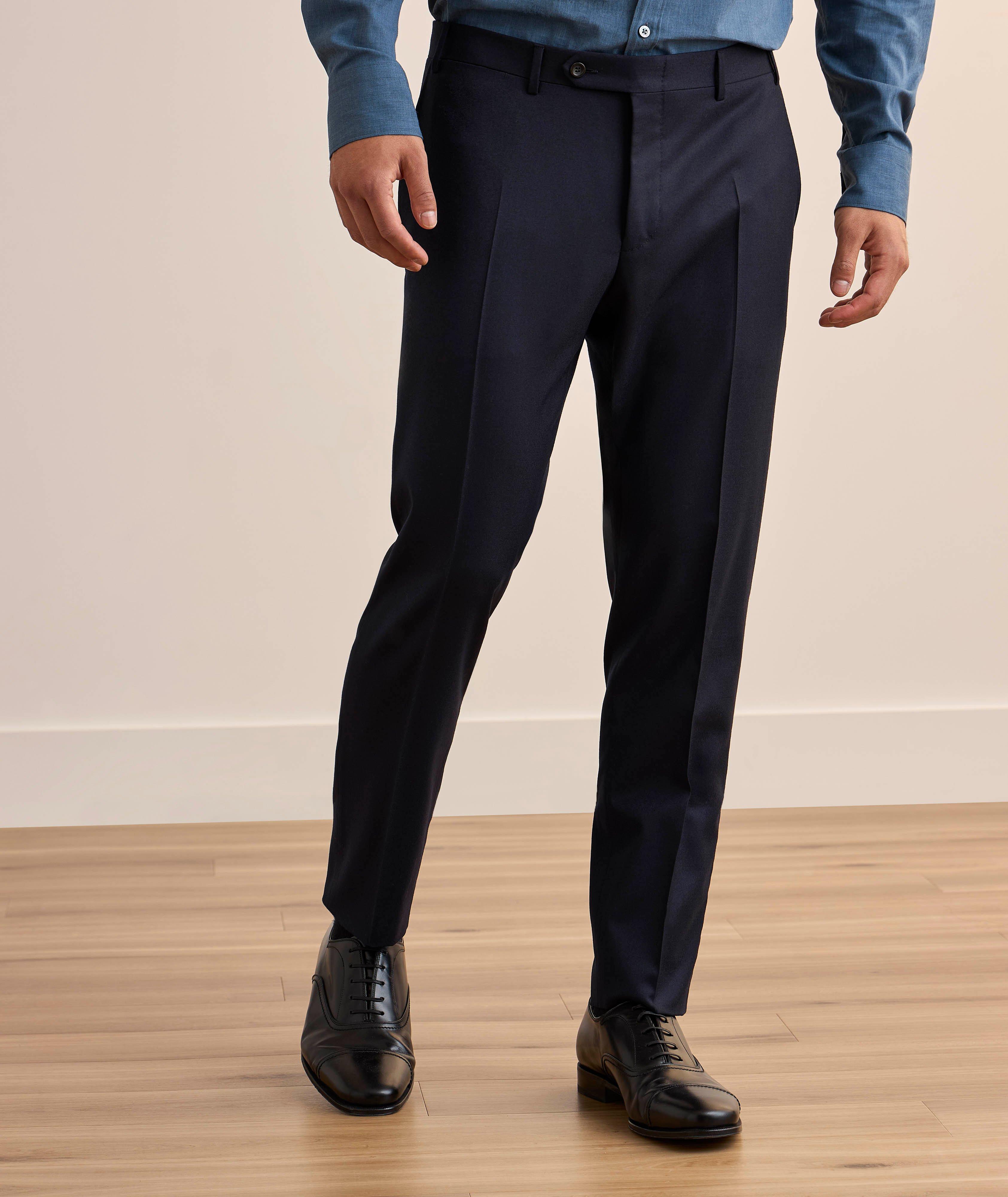 Pantalon habillé Kei en flanelle de laine image 1