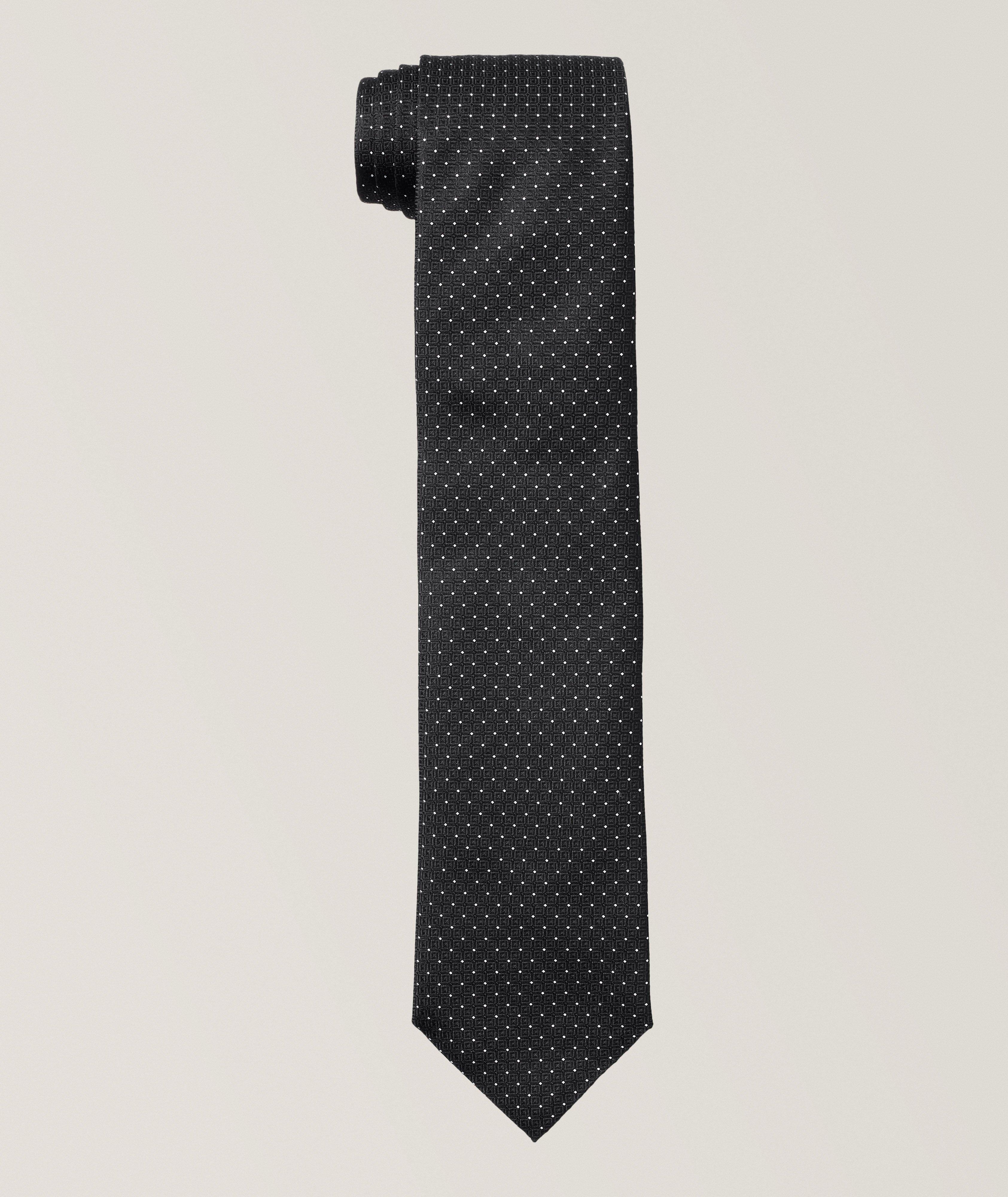 Micro-Dot Silk Tie  image 0