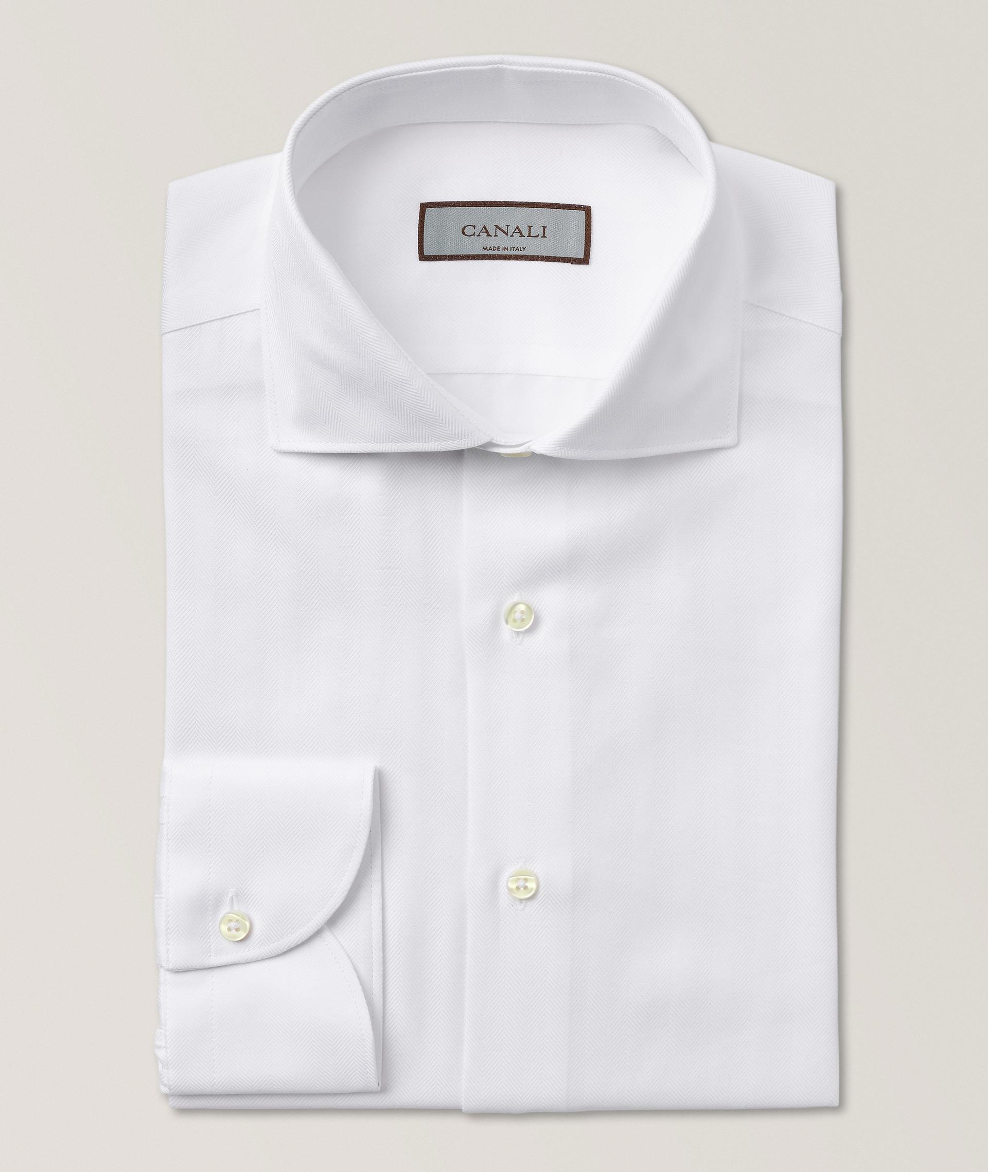 Slim-Fit Cotton Dress Shirt image 0