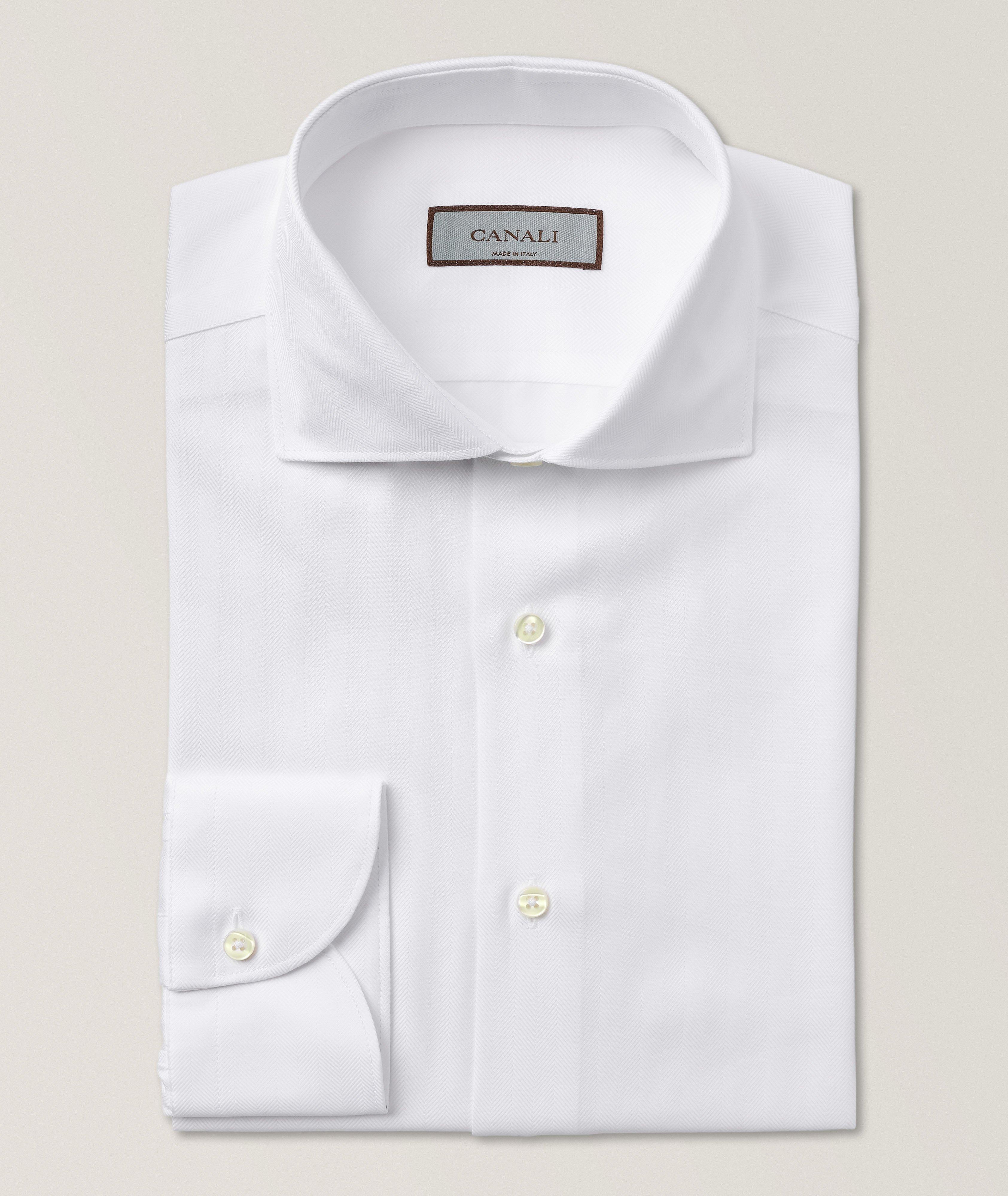 Slim-Fit Cotton Dress Shirt image 0