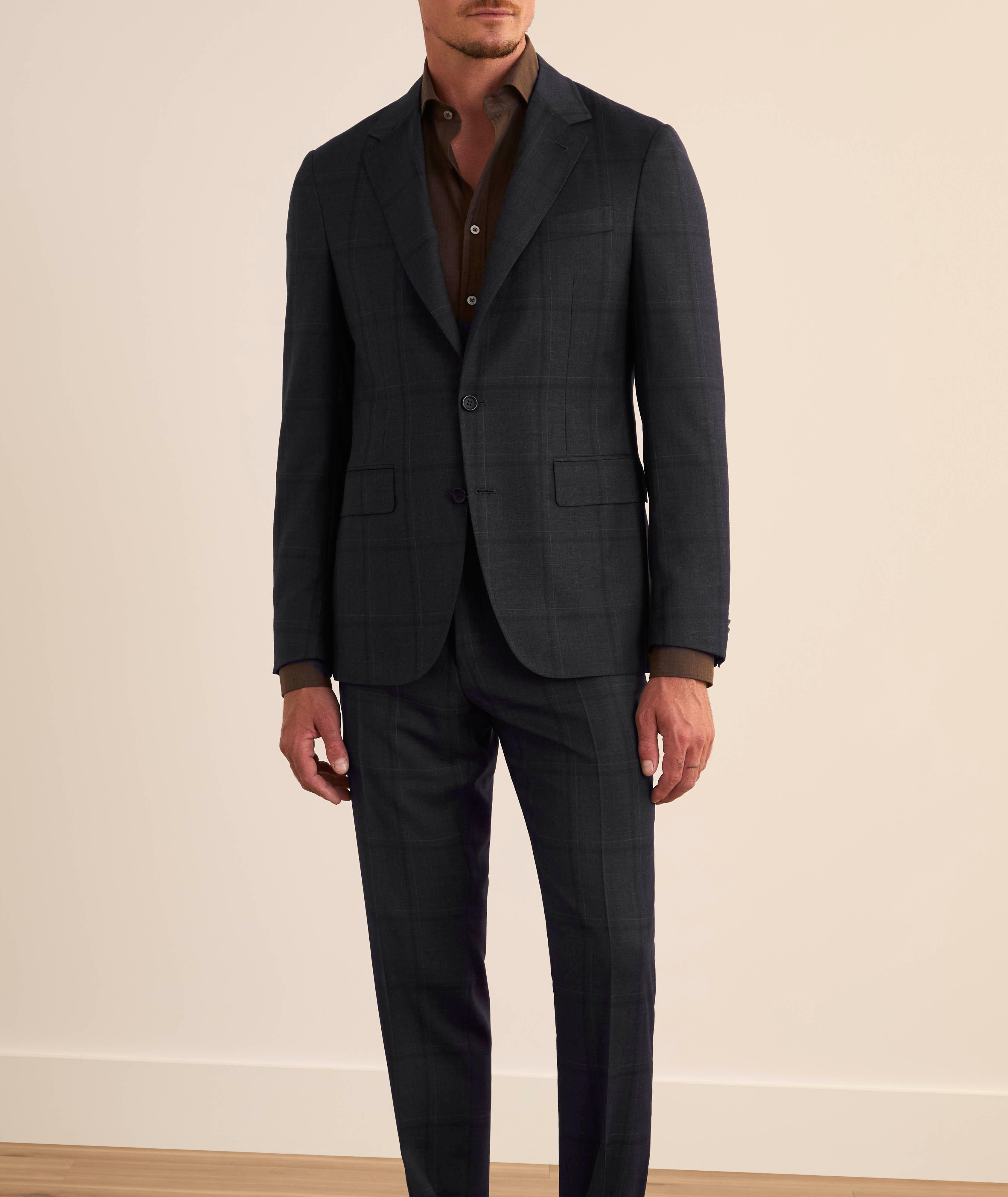 Kei Tonal Check Wool Suit image 1