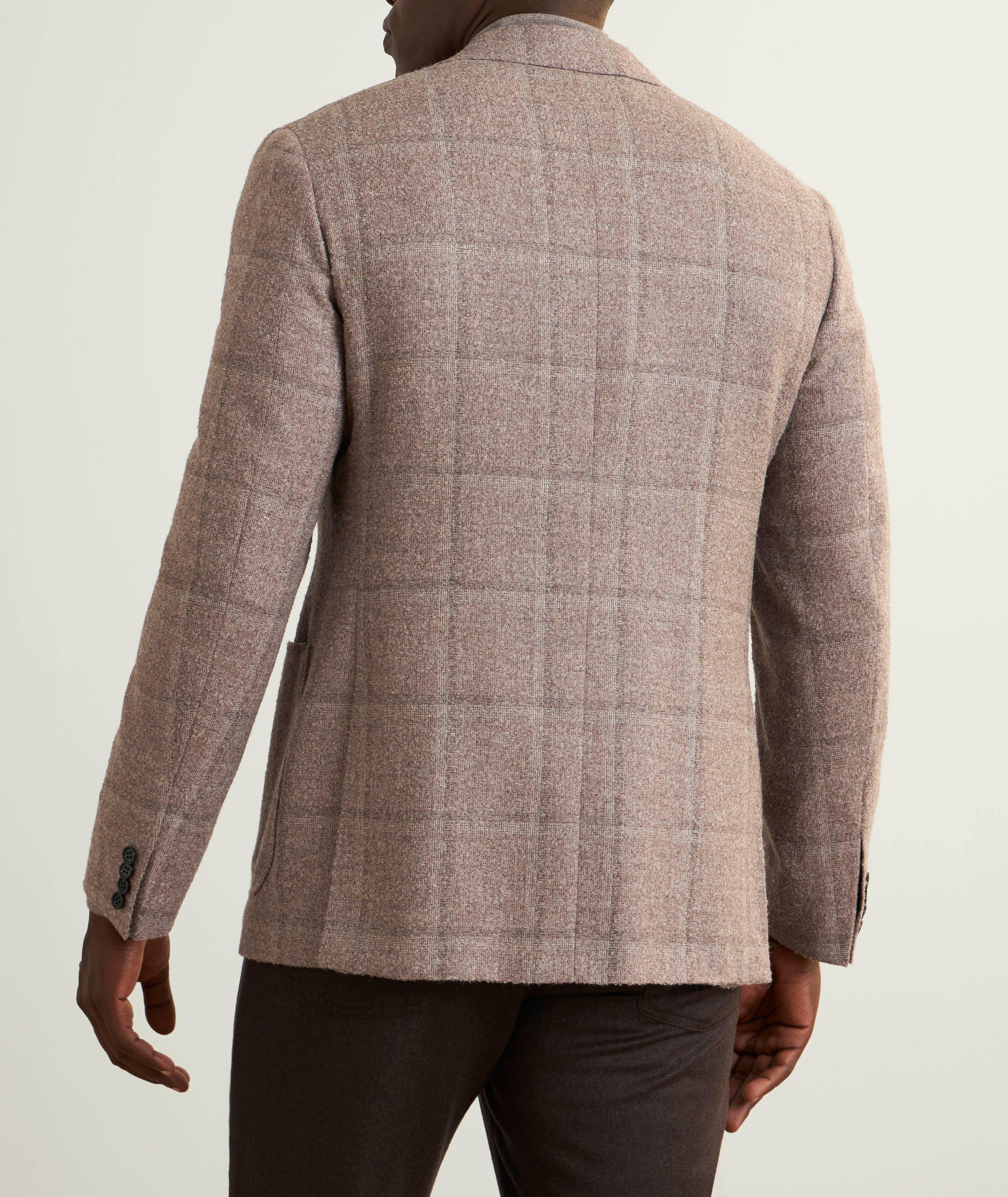 Kei Windowpane Alpaca-Blend Sport Jacket image 2