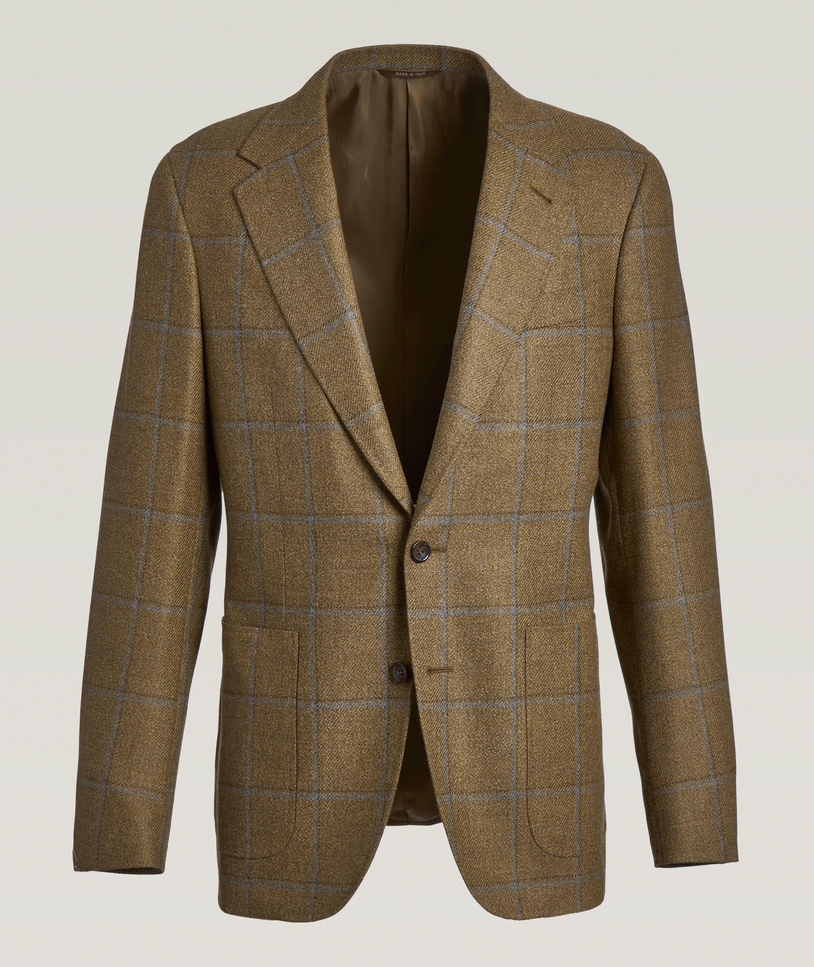 Canali Veston Kei à carreaux