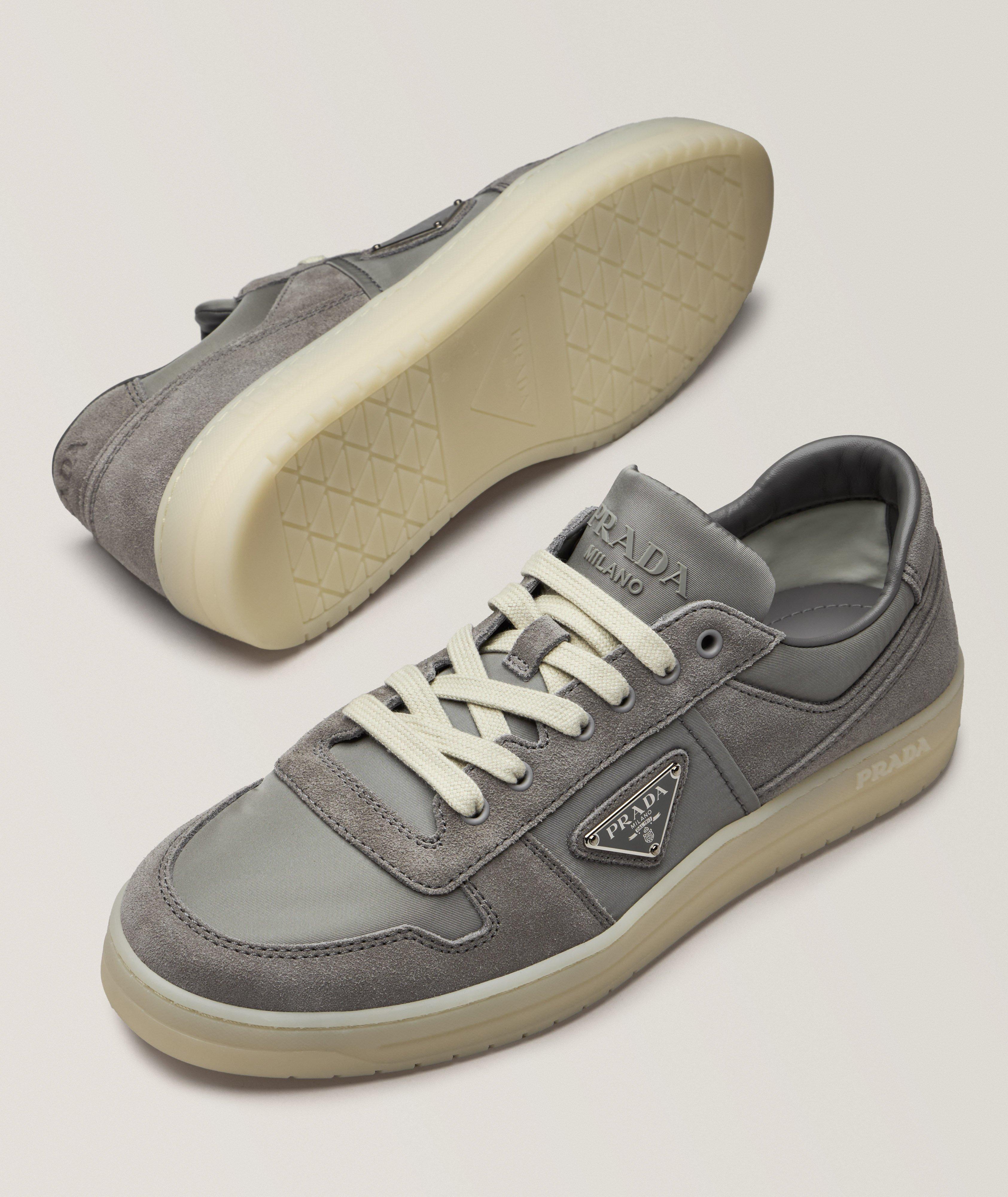 スニーカー PRADA DOWNTOWN SUEDE AND NYLON SNEAKERS Prada Downtown Suede Sneakers | Sneakers | Harry Rosen