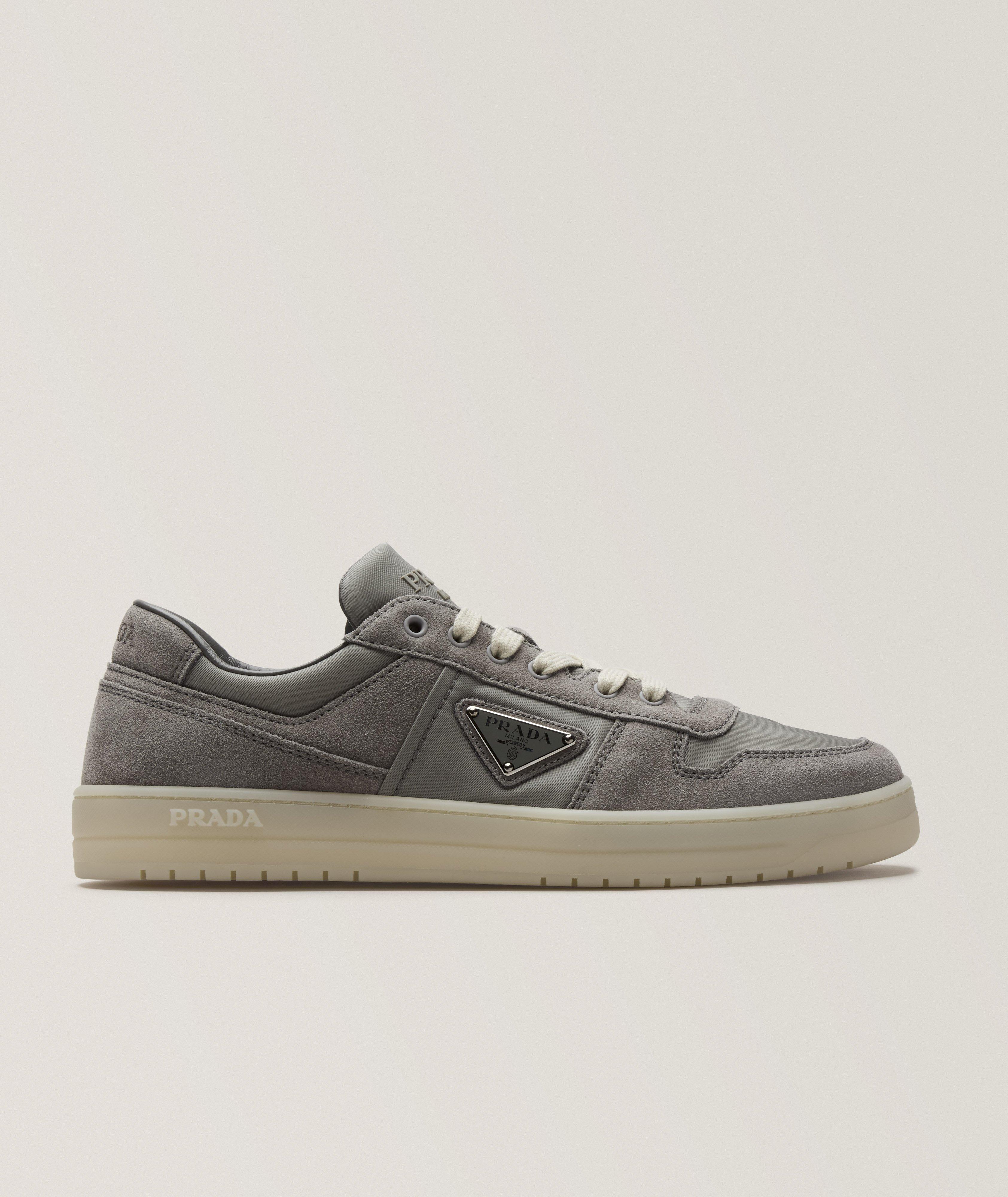 スニーカー PRADA DOWNTOWN SUEDE AND NYLON SNEAKERS Prada Downtown Suede Sneakers | Sneakers | Harry Rosen