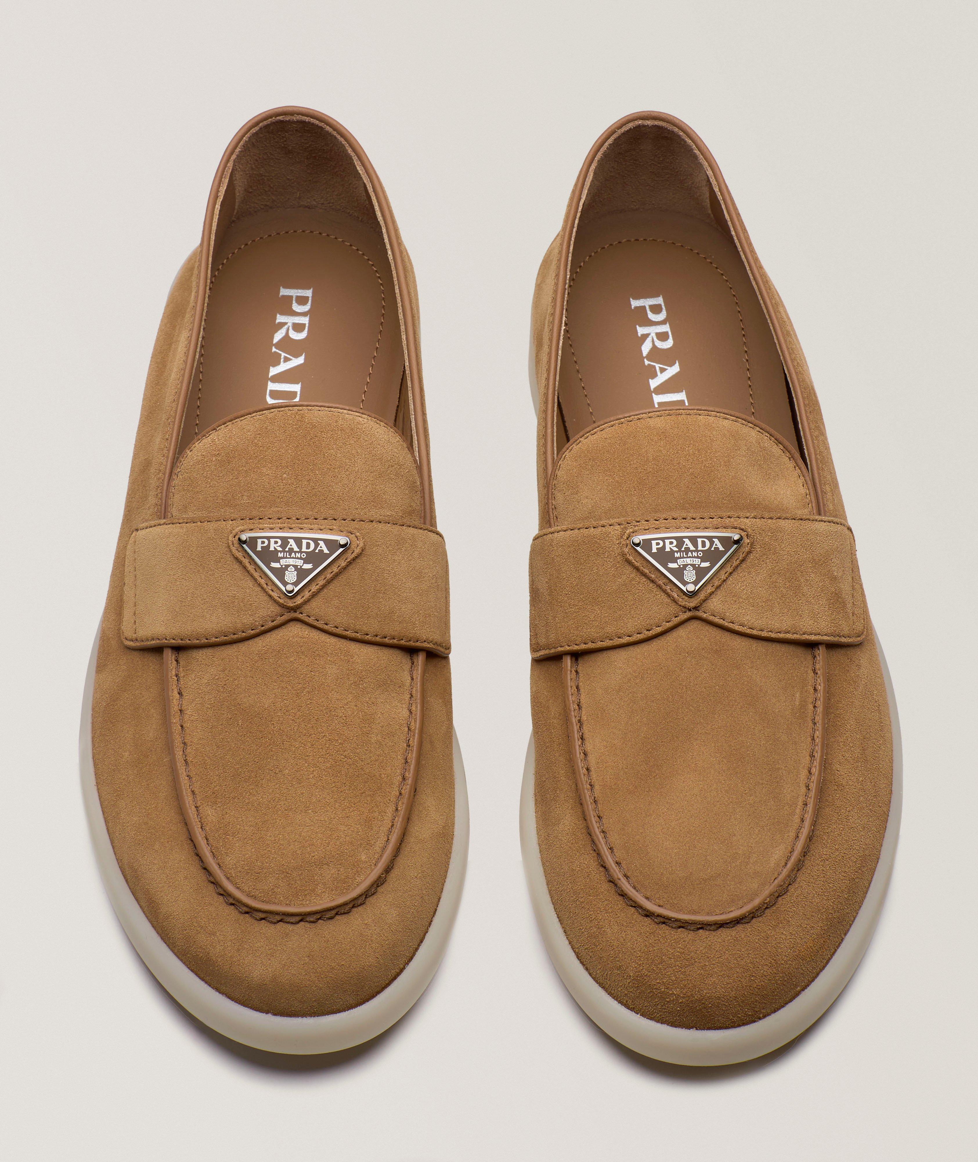 Saint Tropez Suede Logo Loafers  image 1
