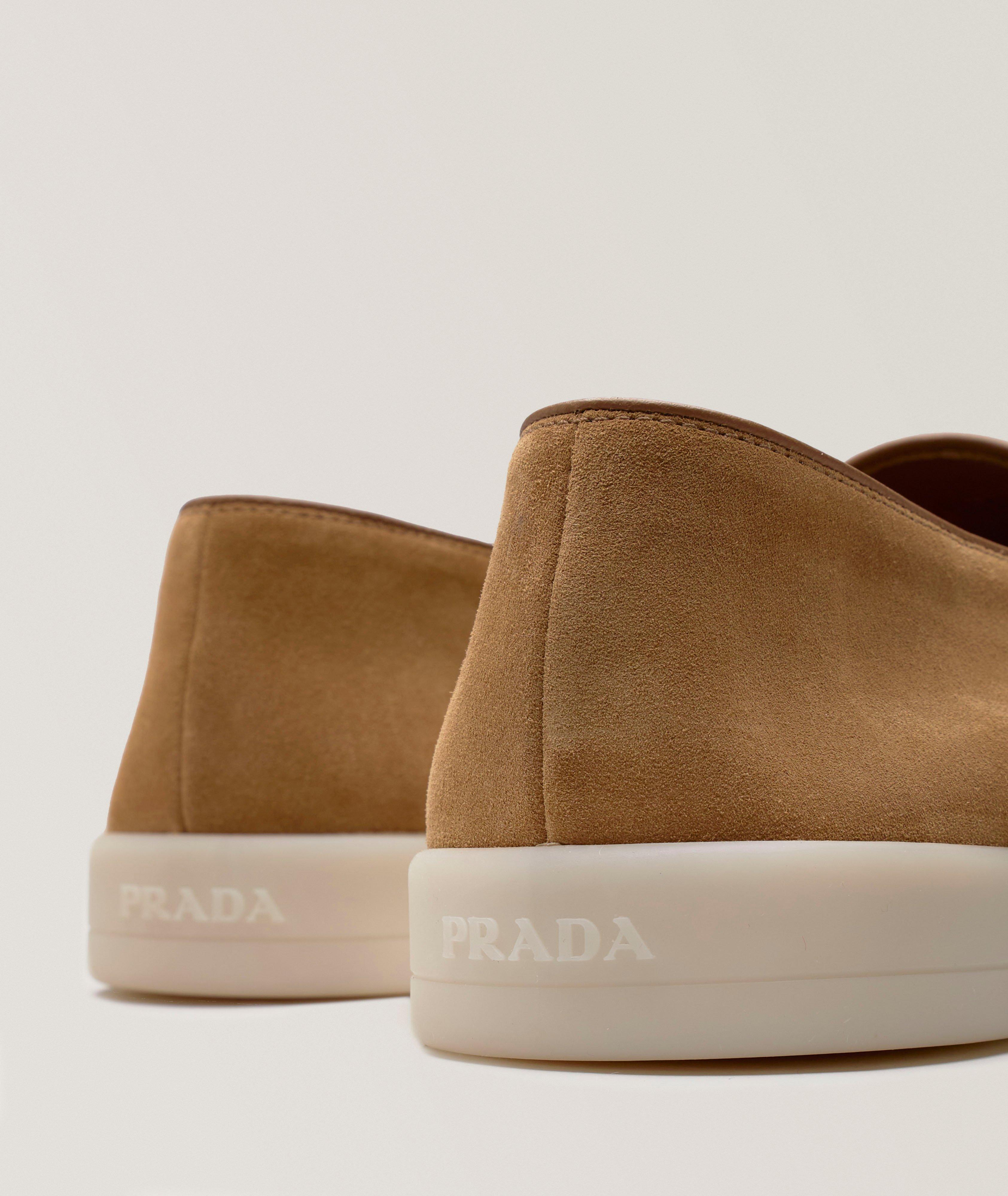 Saint Tropez Suede Logo Loafers  image 2