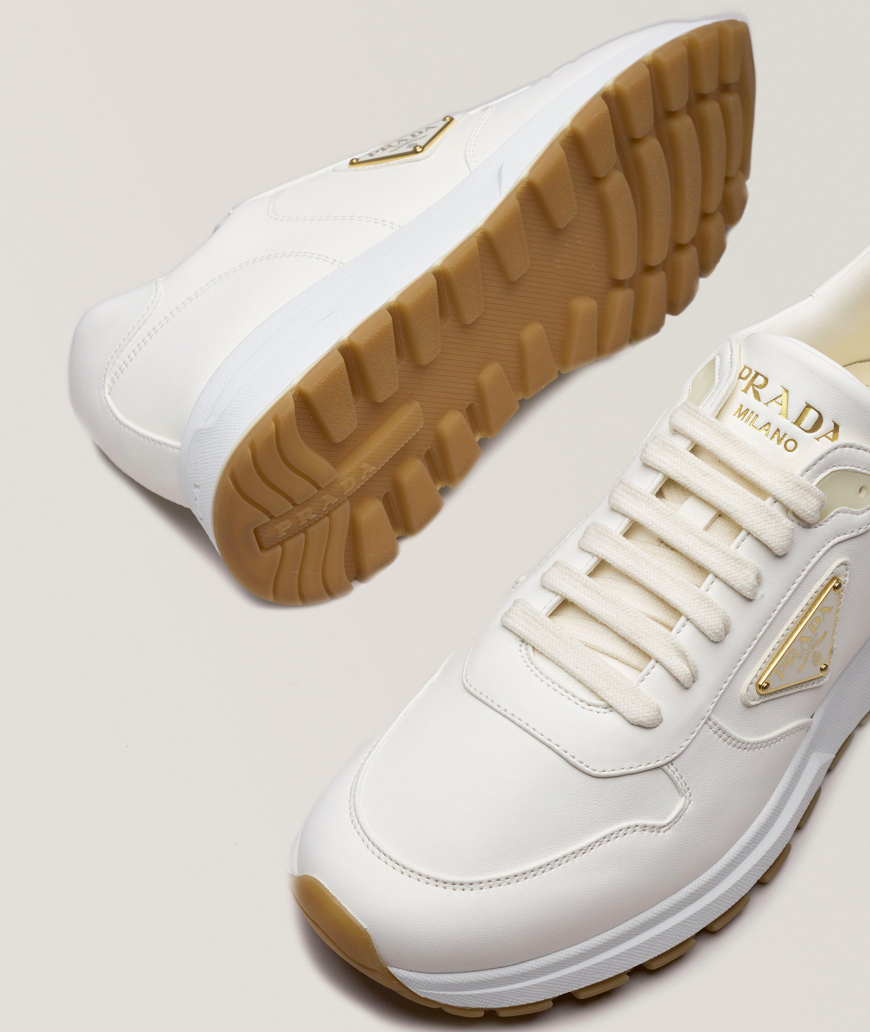 Prada Prax Nappa Leather Logo Sneakers | Sneakers | Harry Rosen