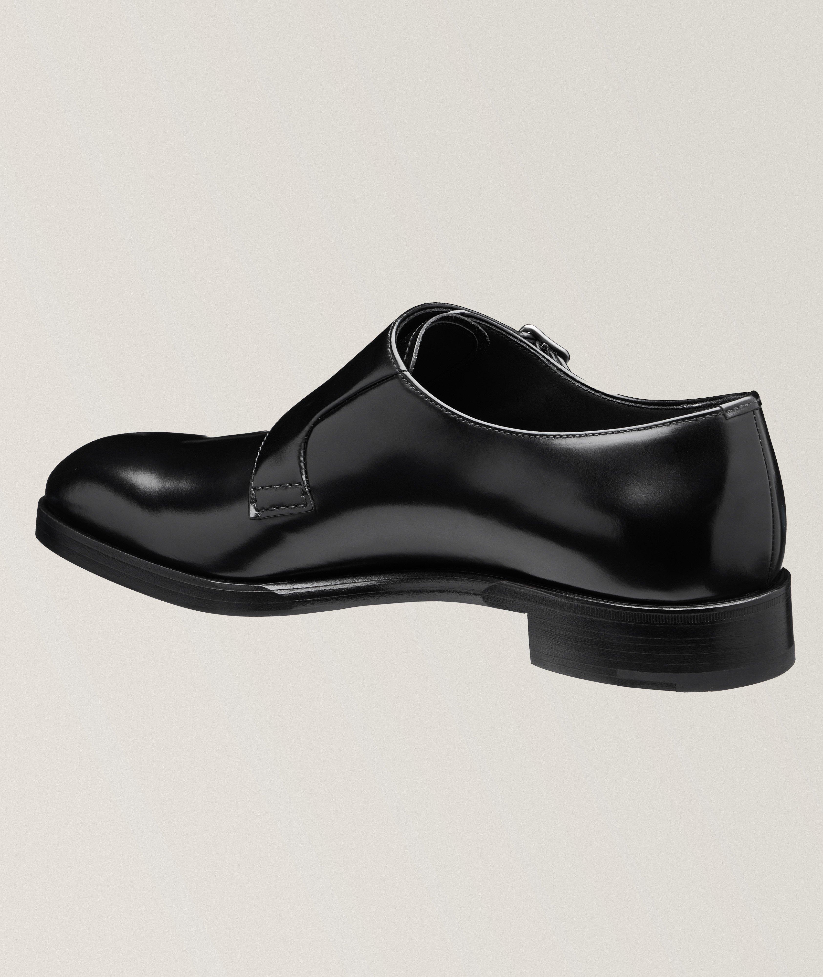 Brushed Spazzolato Leather Monkstraps  image 1