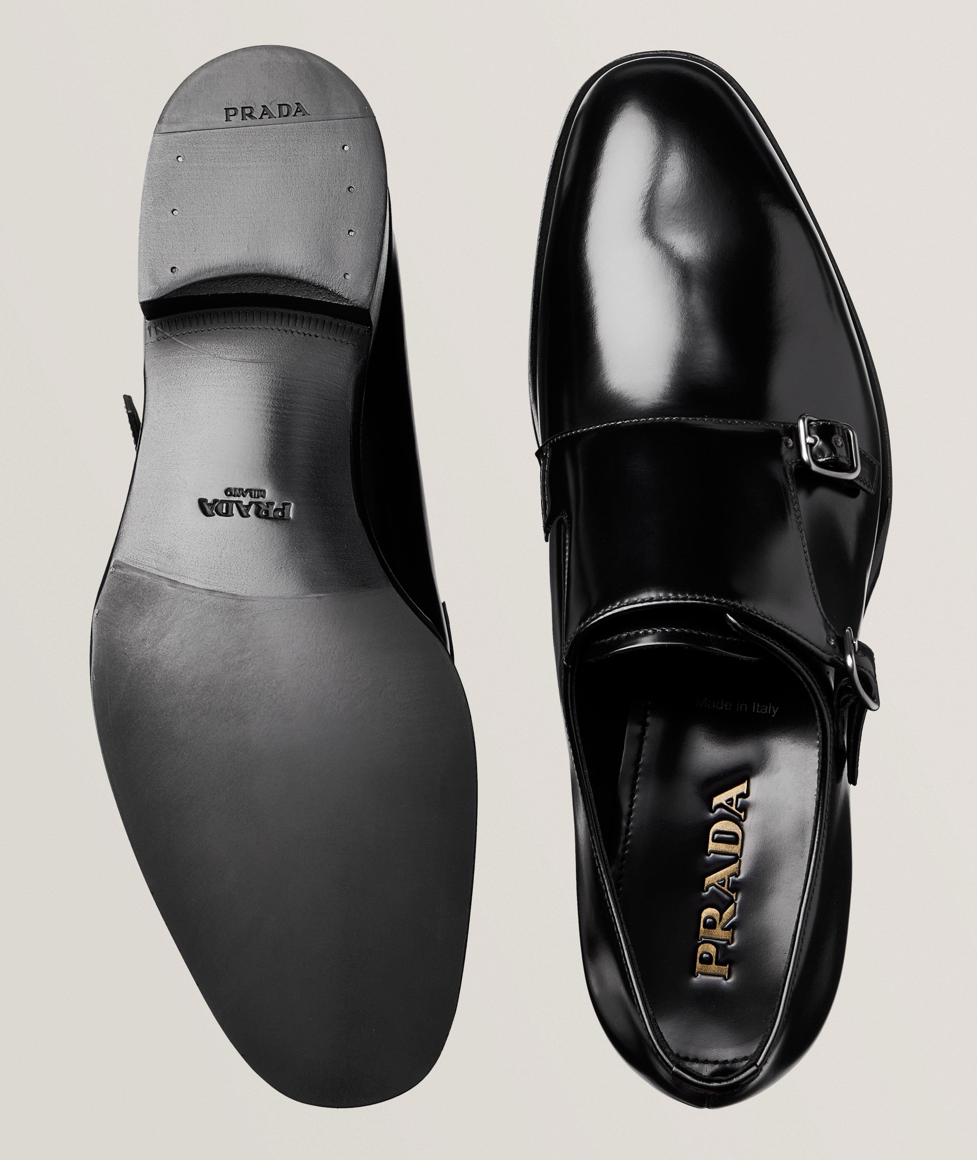 Brushed Spazzolato Leather Monkstraps  image 2