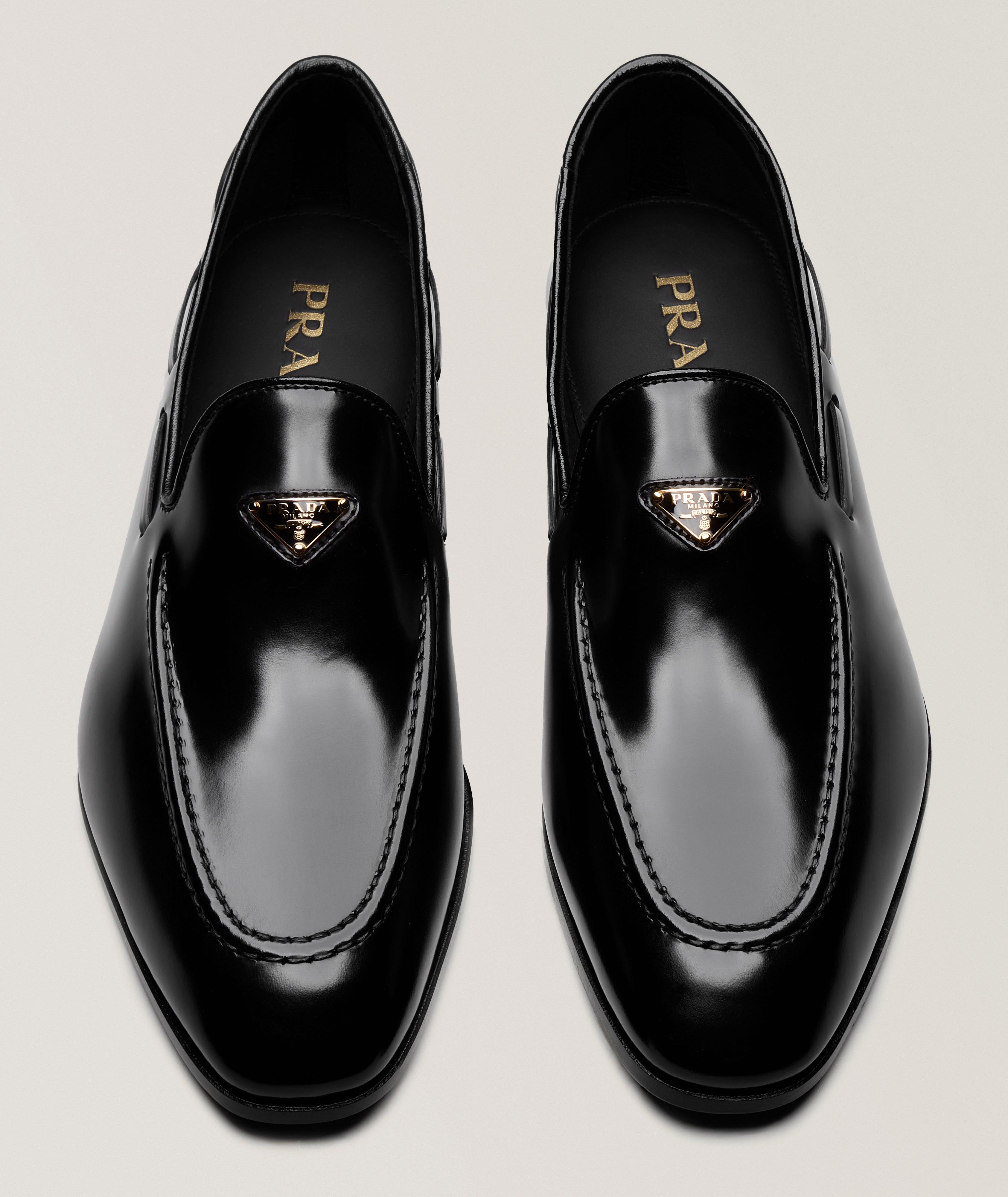Spazzolato Leather Loafers image 1
