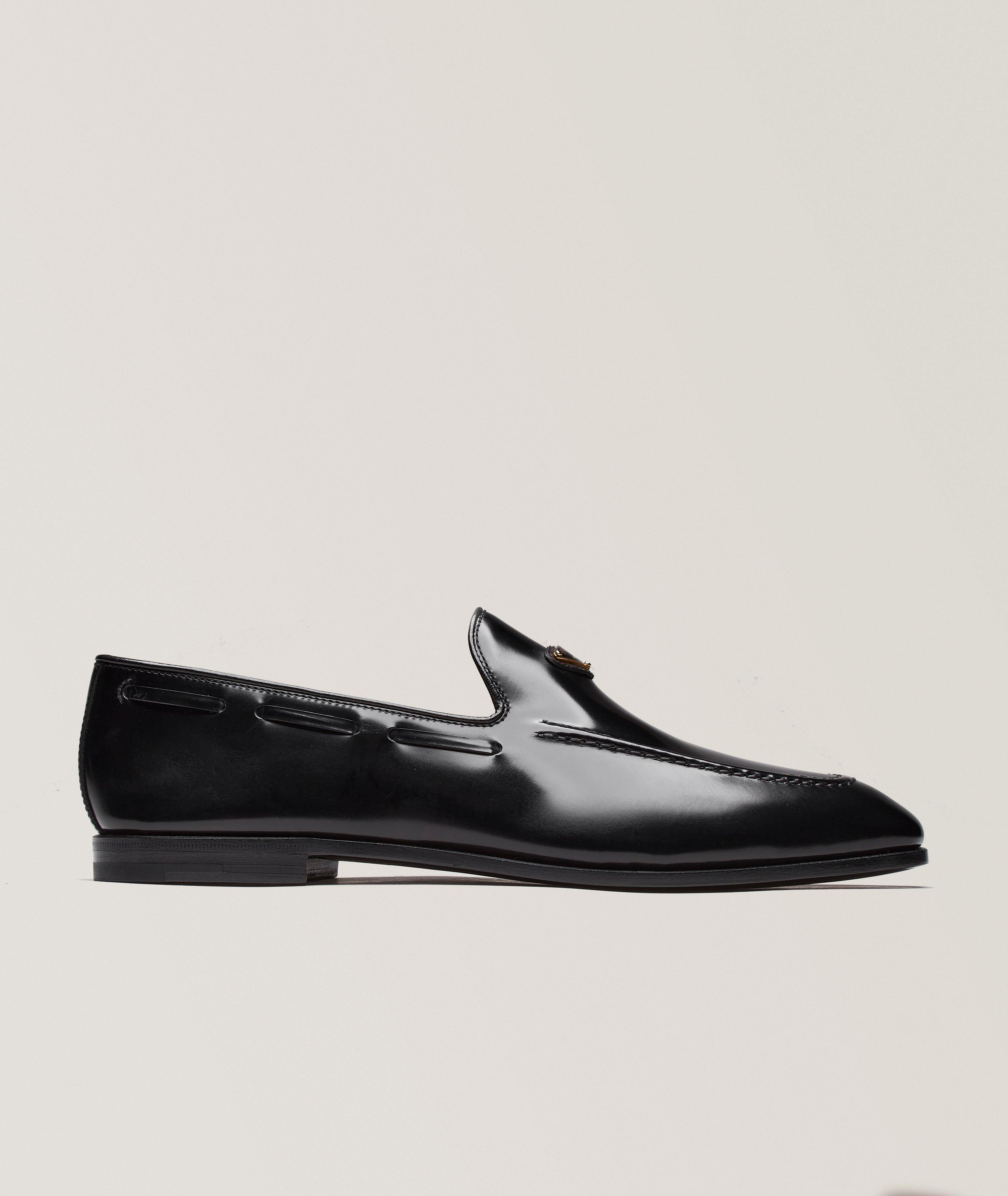 Spazzolato Leather Loafers image 0