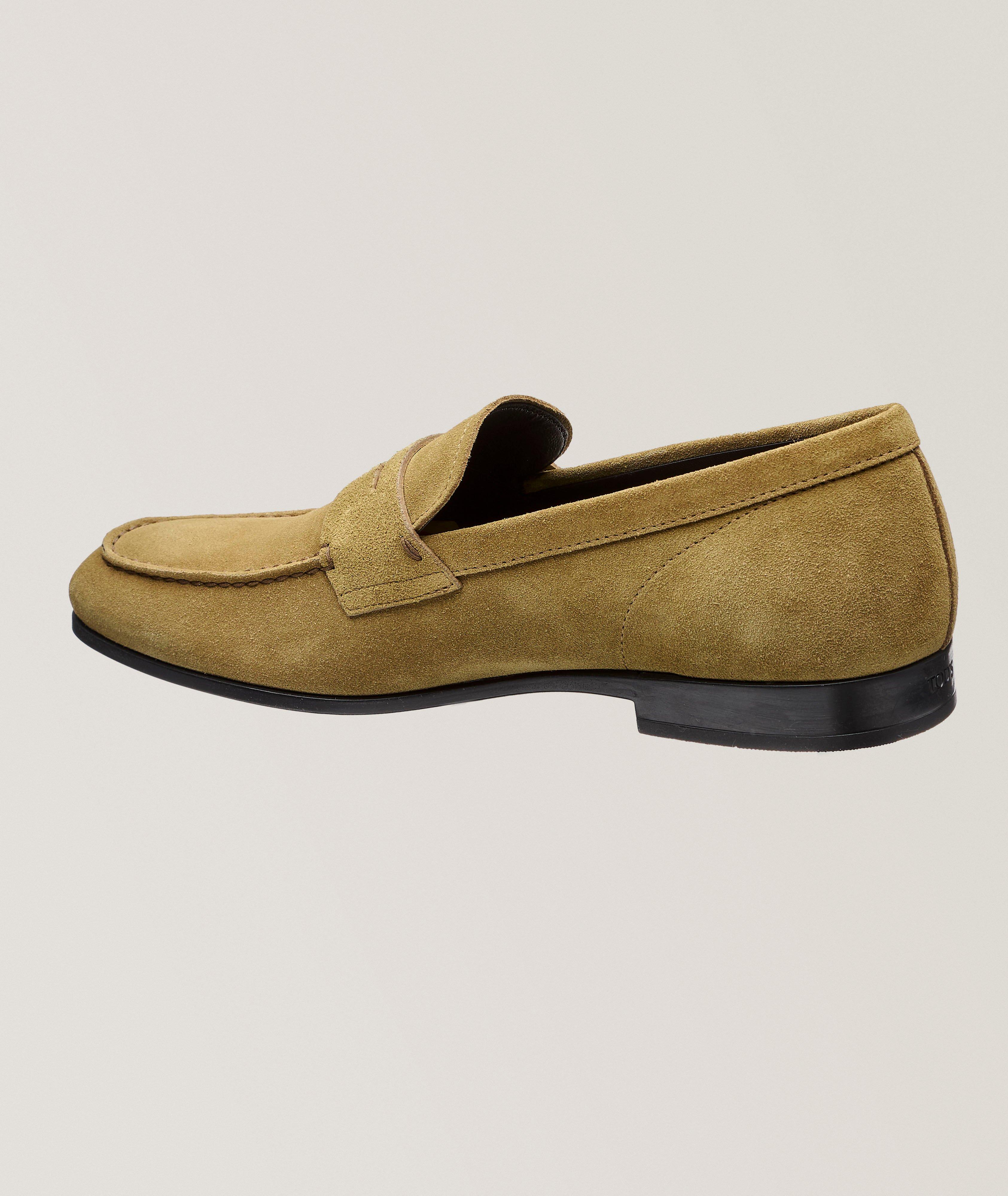 Suede Penny Loafers  image 1