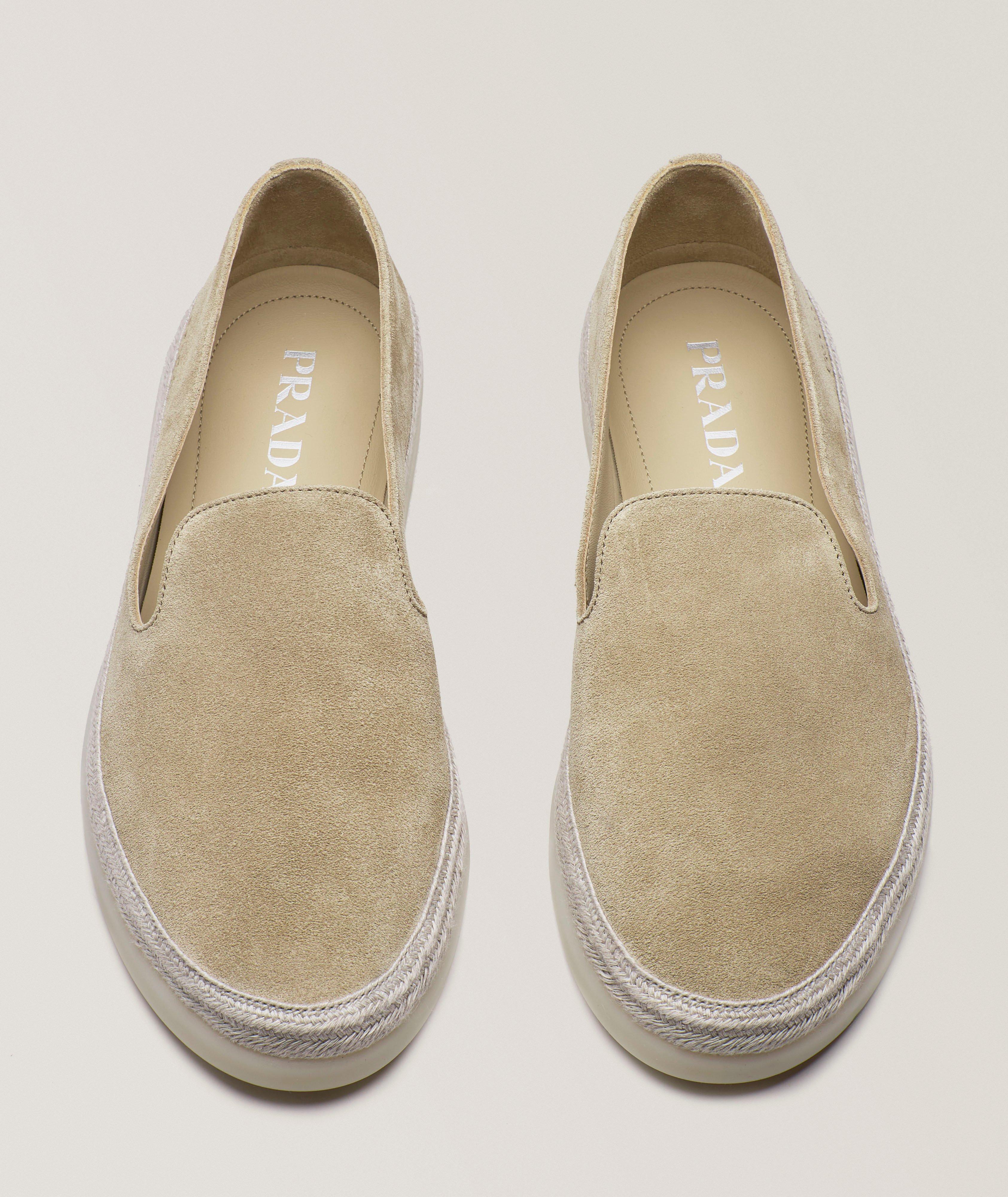 Saint Tropez Suede Rope-Trim Loafers  image 1