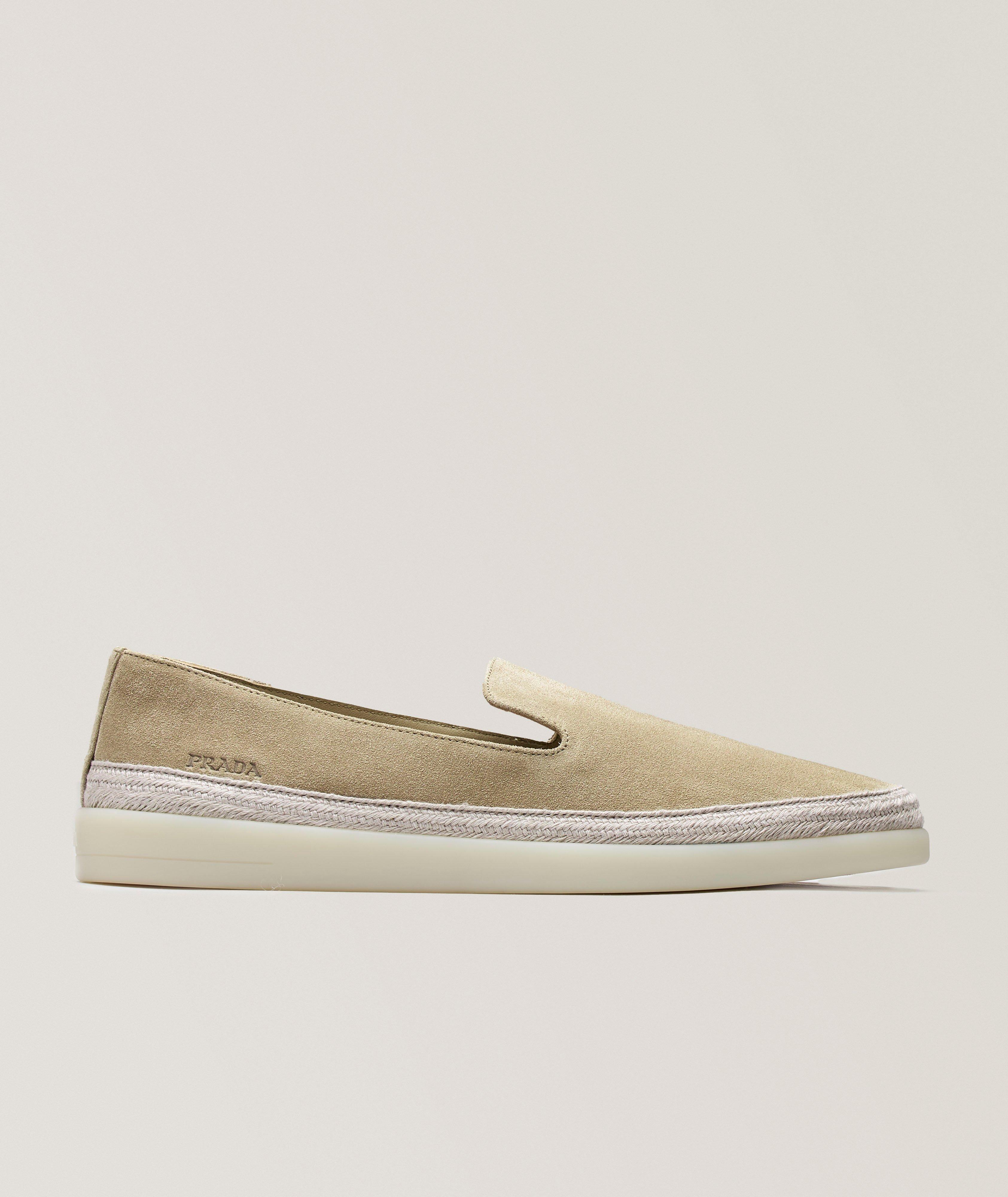 Saint Tropez Suede Rope-Trim Loafers  image 0