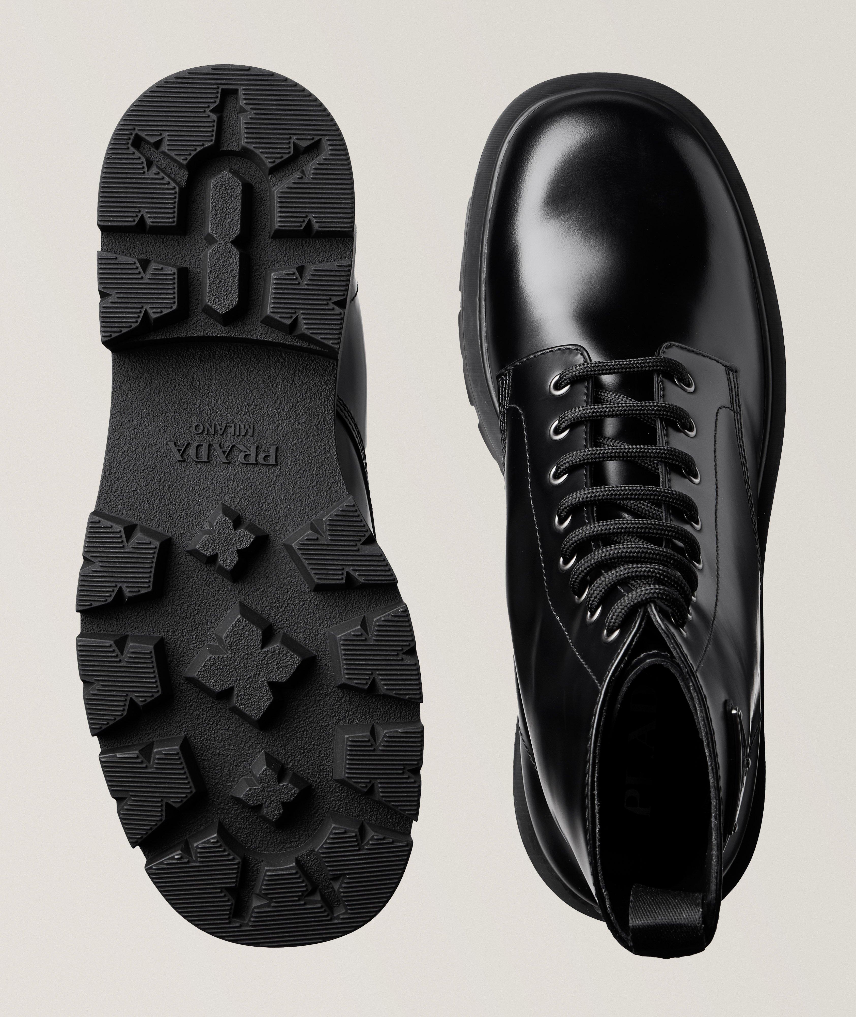 Monolith Polished Leather Lug Boots image 2