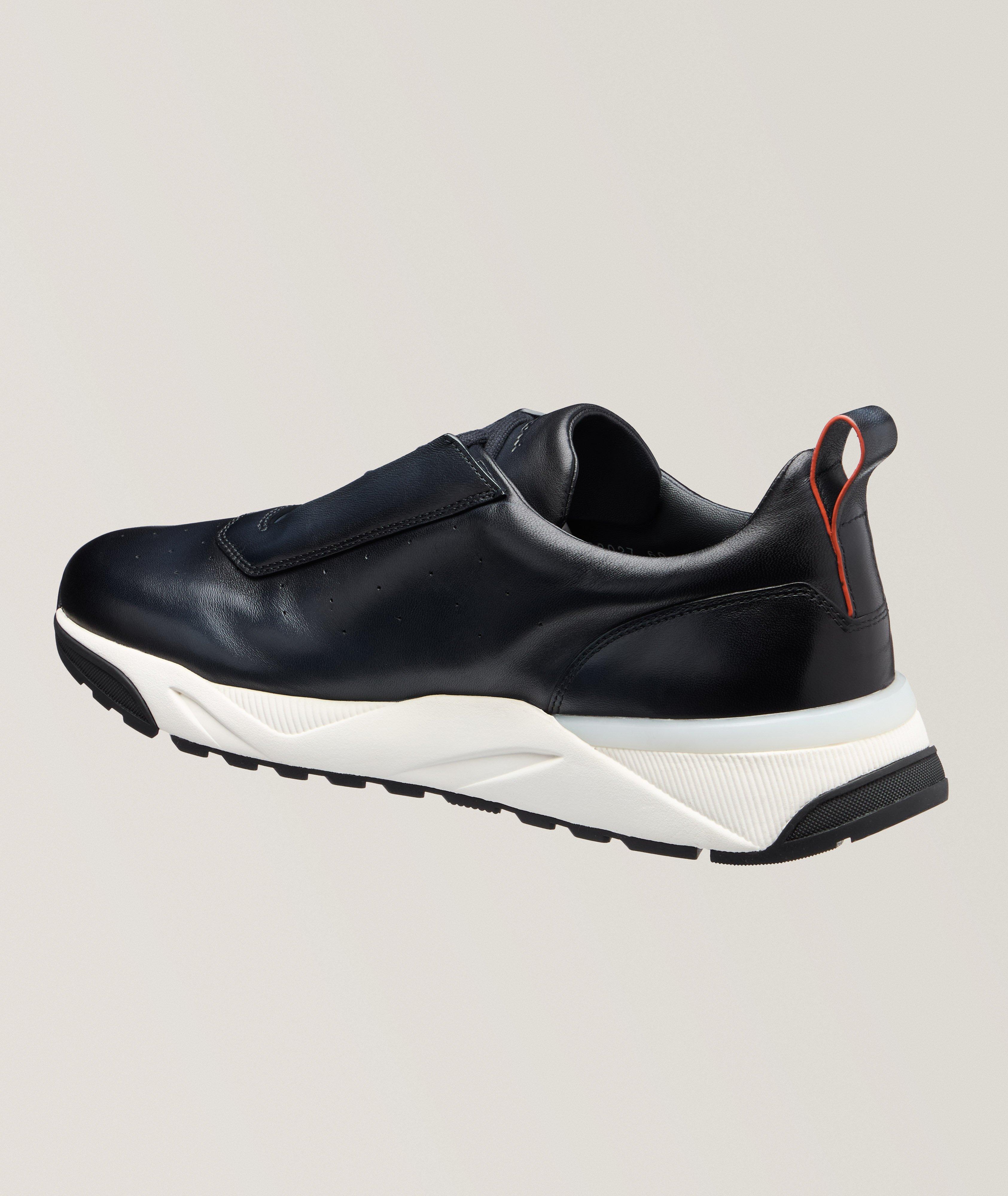 Soft Burnished Leather Sneakers image 1
