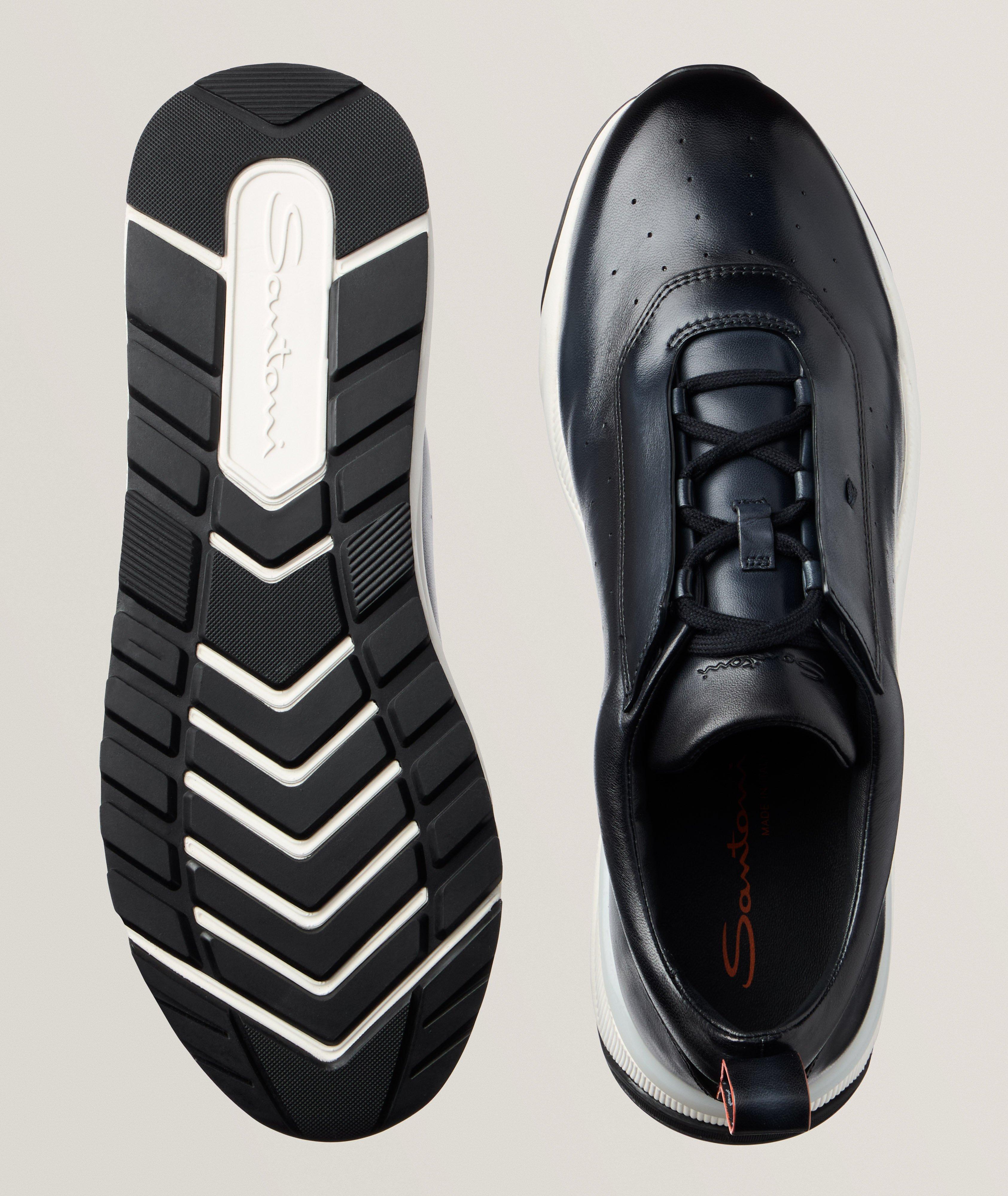 Soft Burnished Leather Sneakers image 2