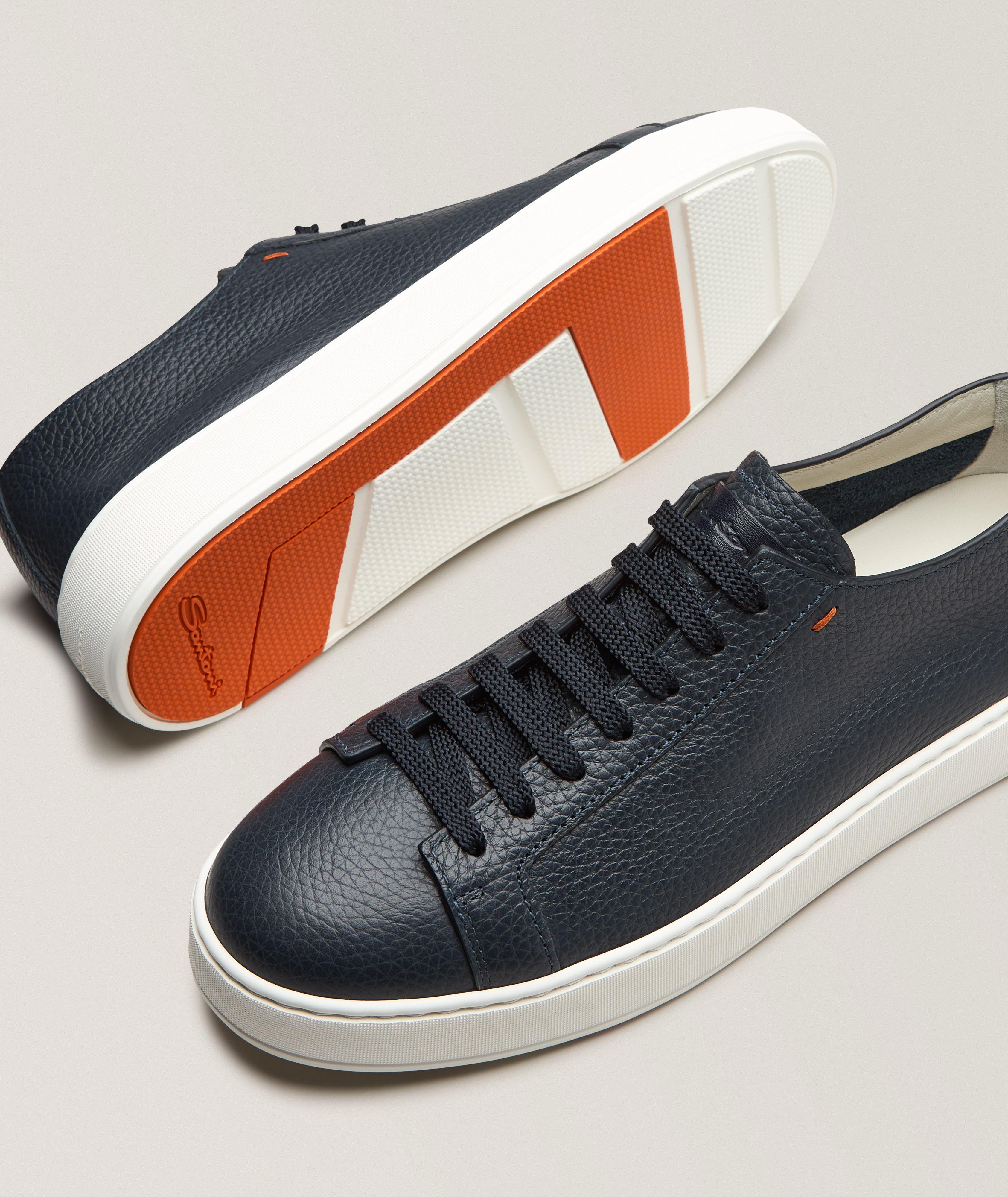 Pebbled Deerskin Sneakers image 3