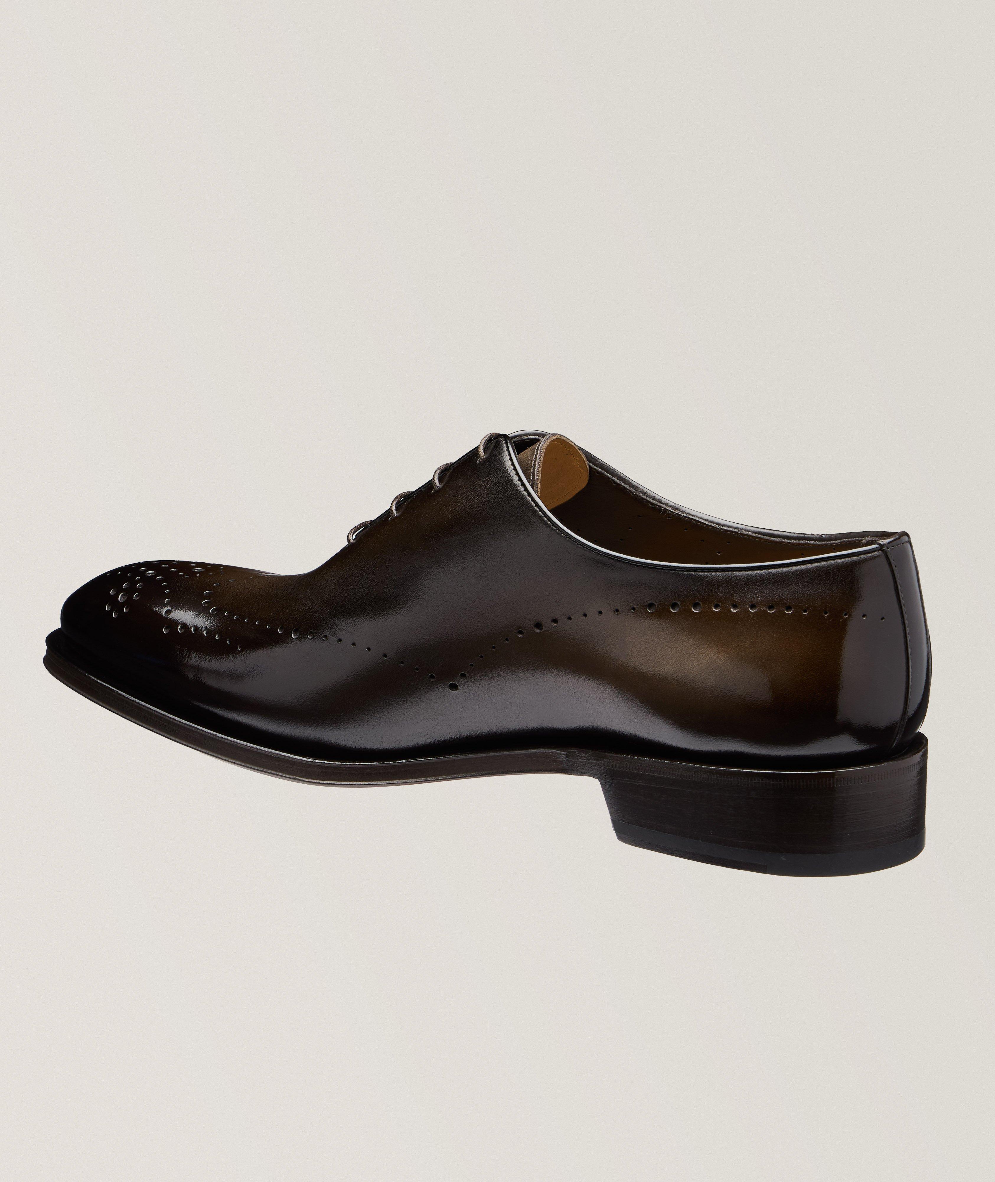 Burnished Leather Oxford Brogues image 1